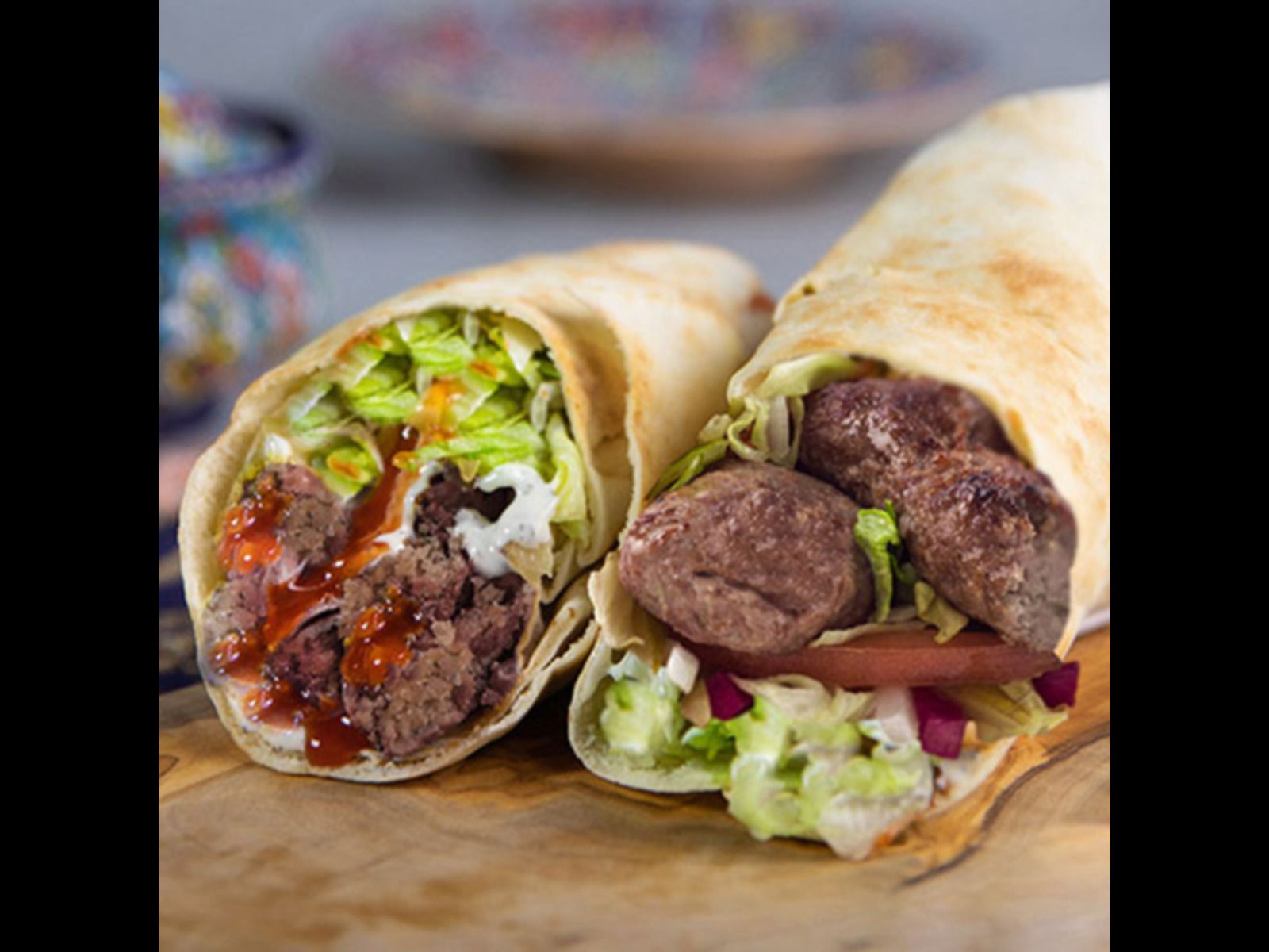 Seekh Kabob Wrap ( Beef )