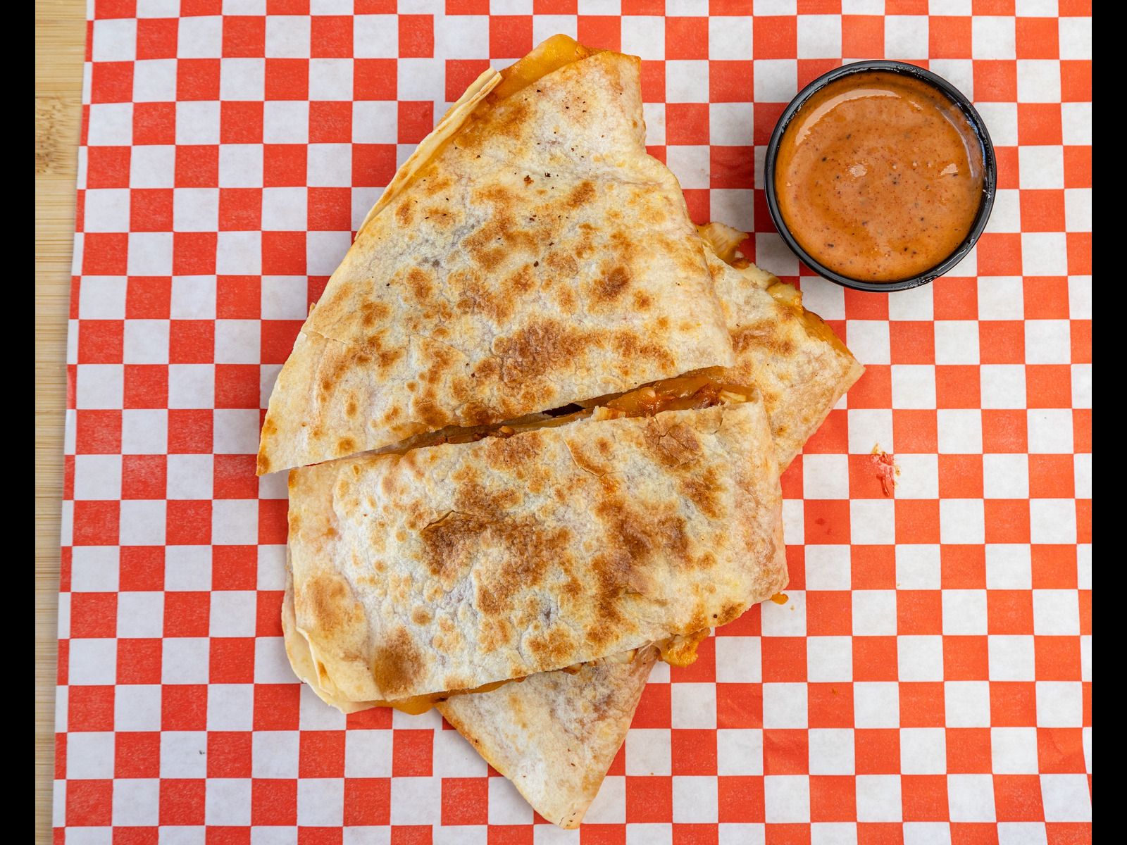 Chicken Quesadilla.