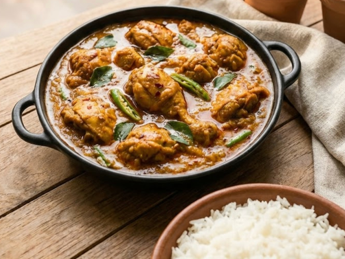 Andhra Chicken Curry.