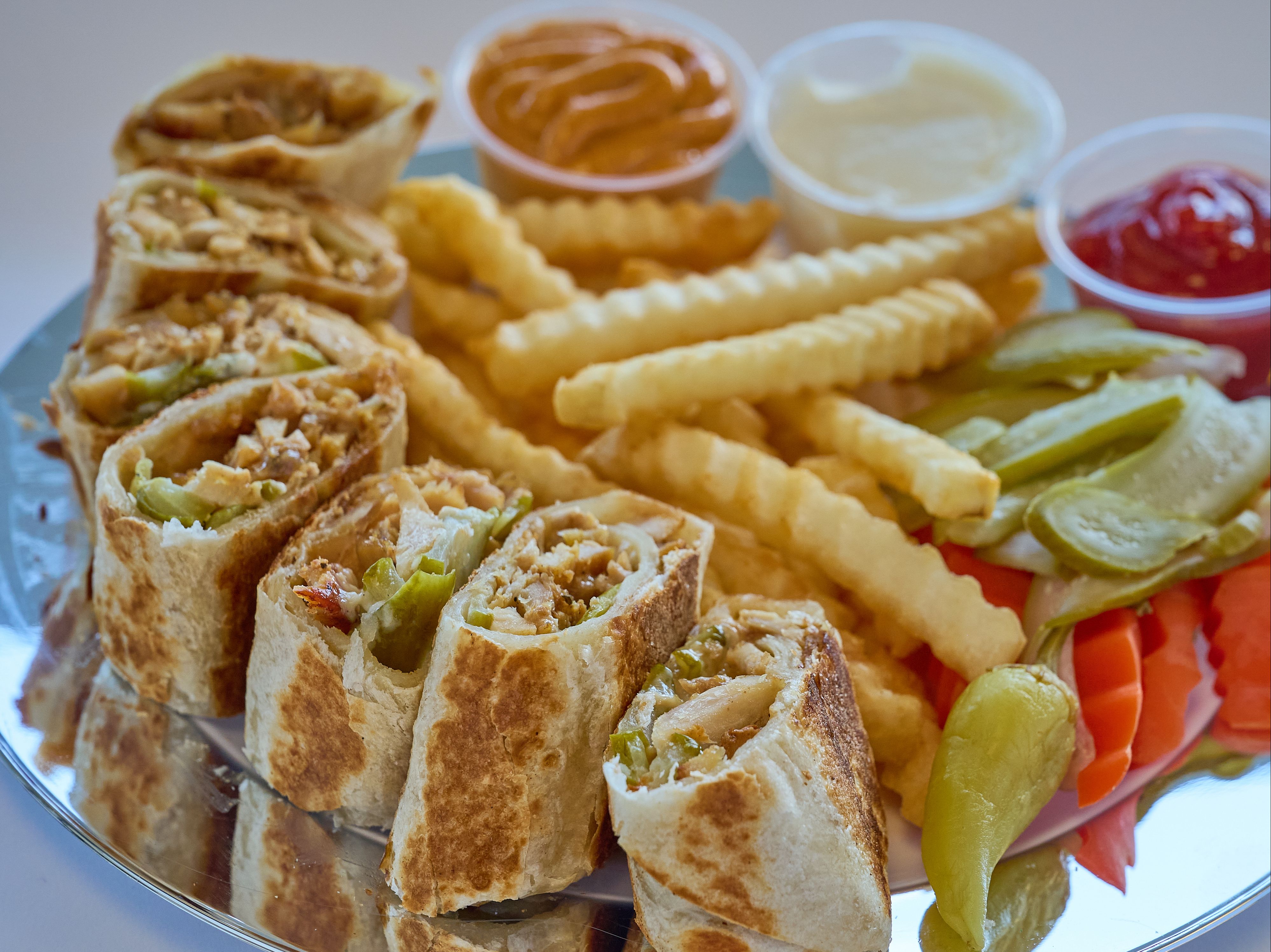 Falafel Wrap Arabic.