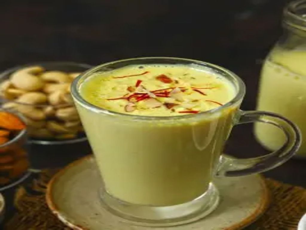 Badam Milk.