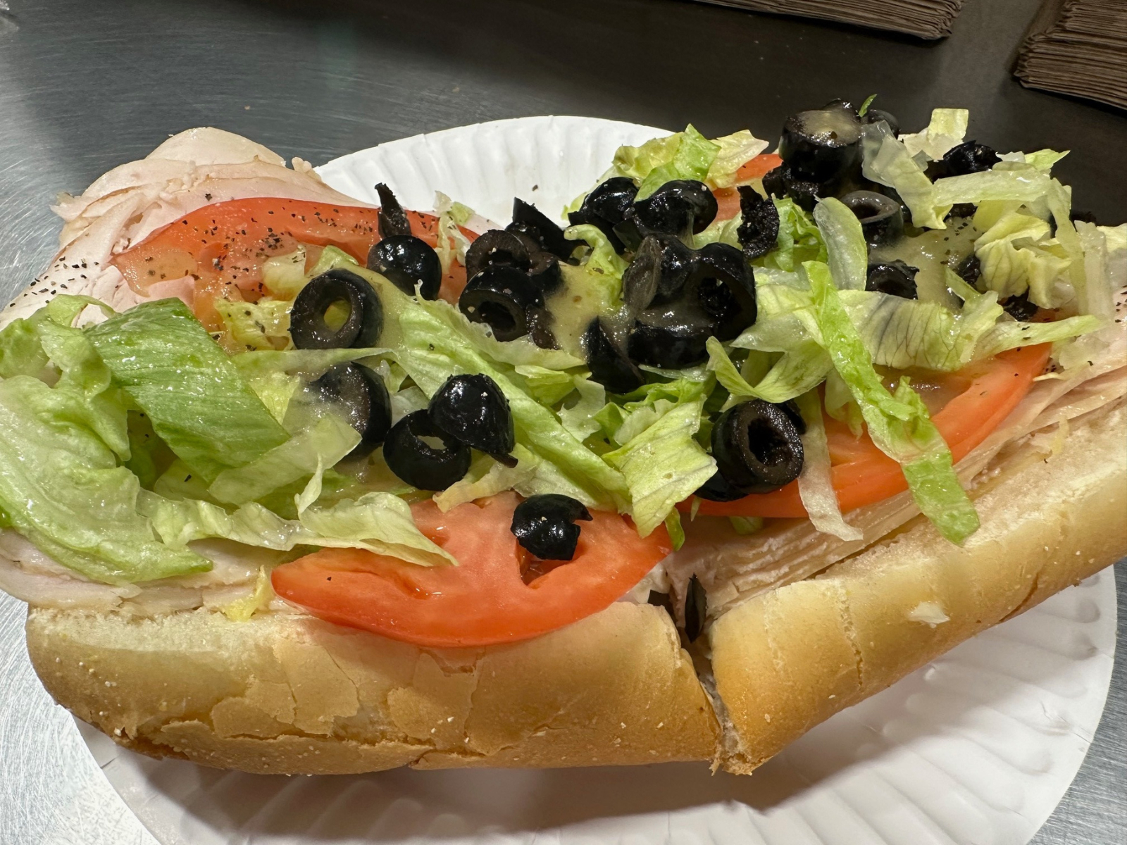 Roasted Turkey Sub.