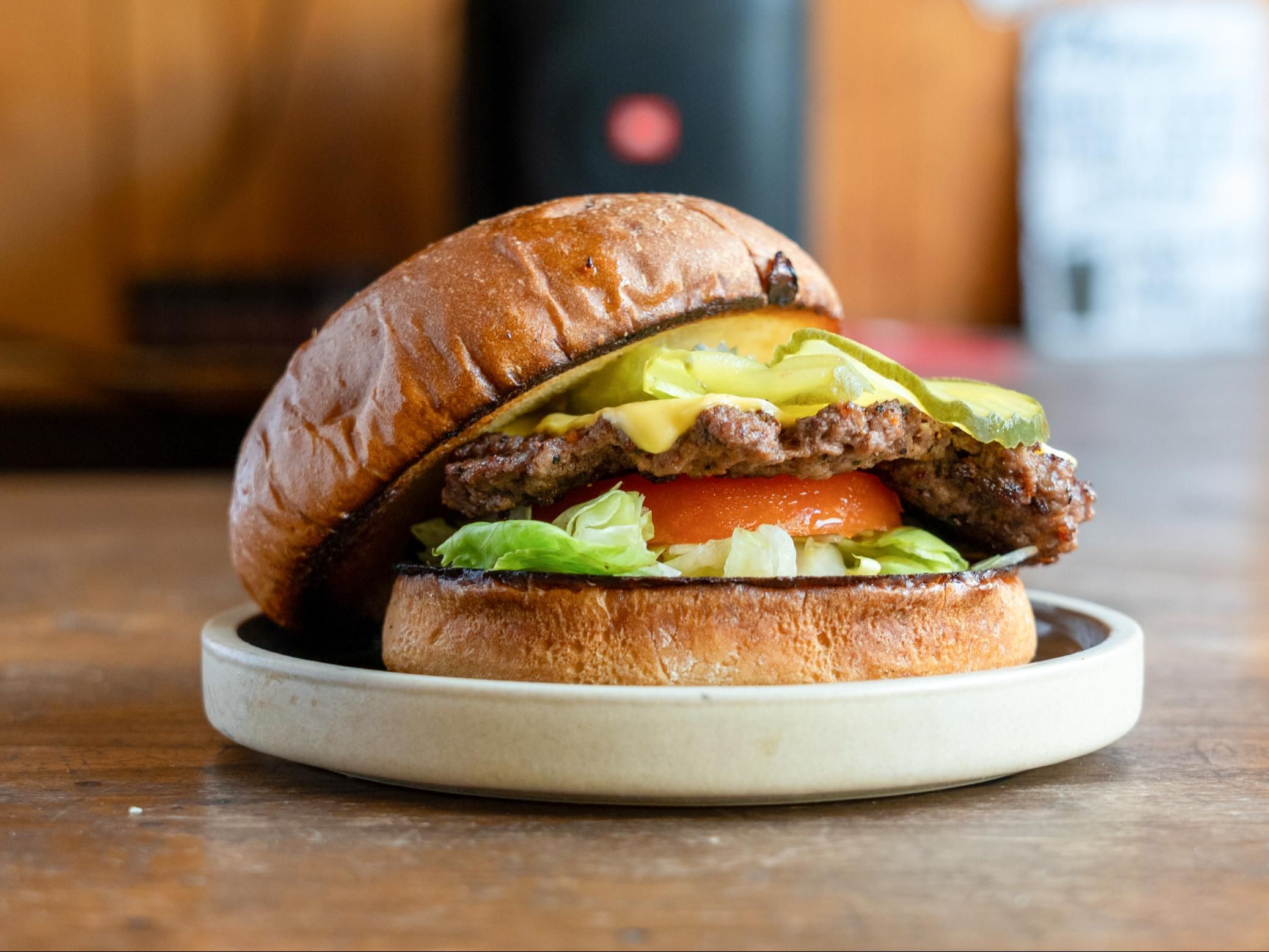 Monday 5.41 Single Smash Burger.