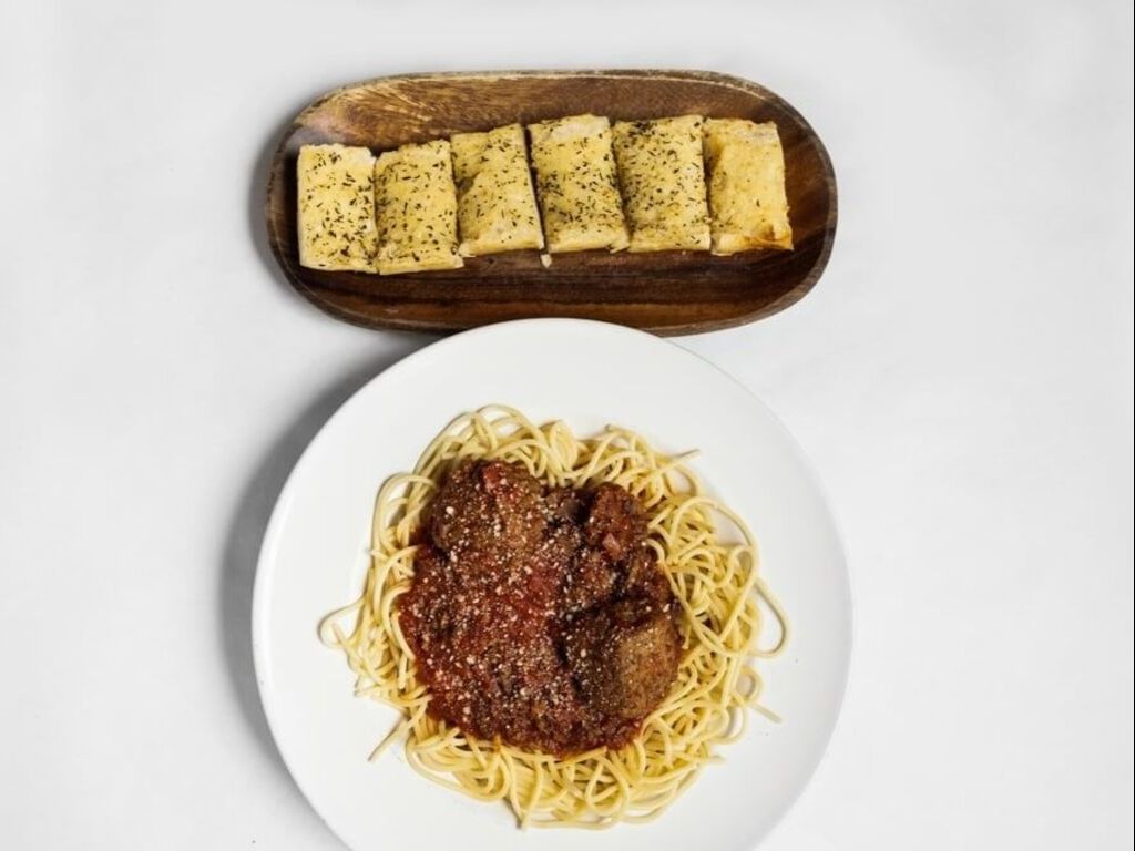 Spaghetti with Marinara Sauce.