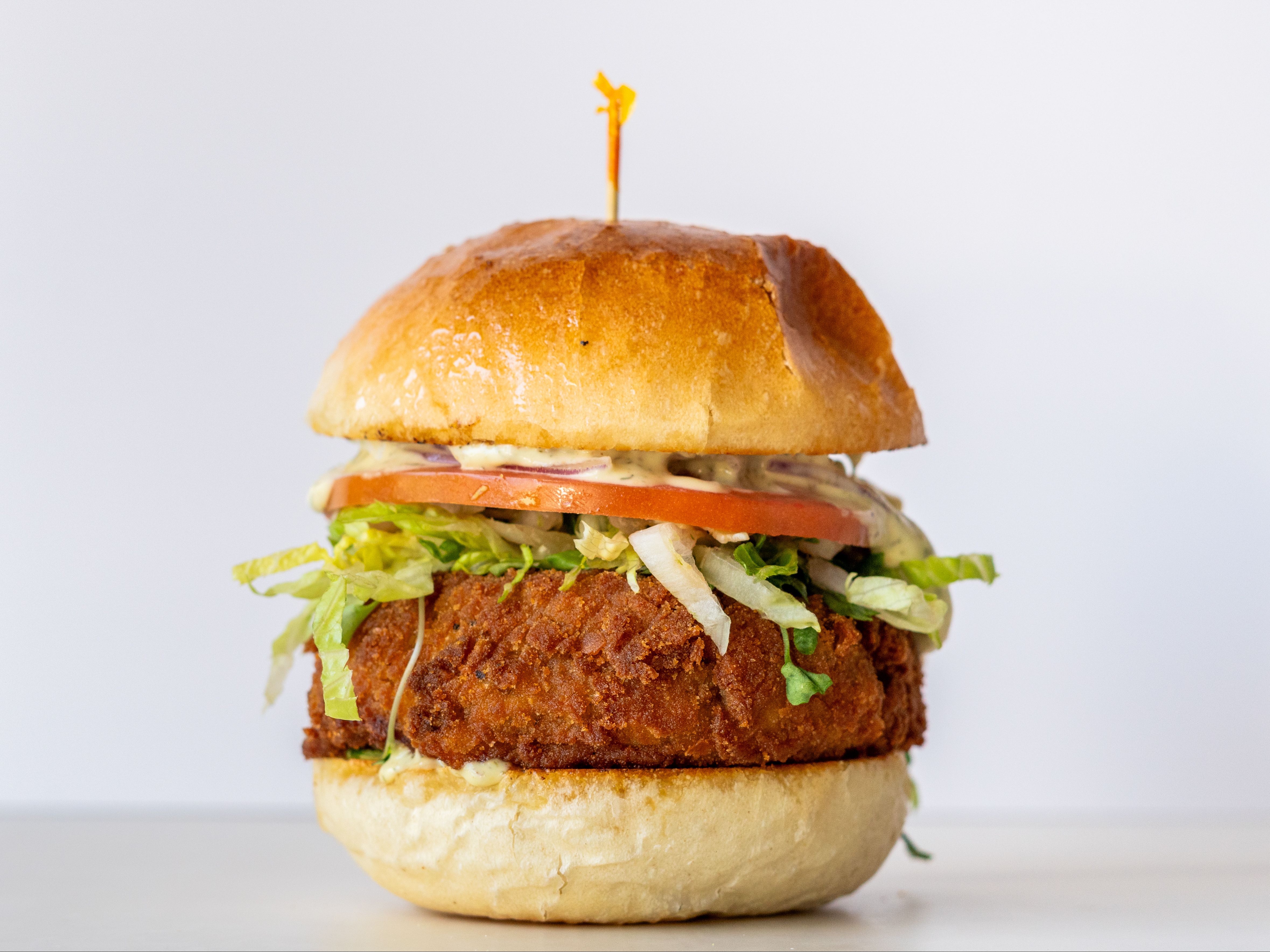 Crispy Crabby Patty Sandwich.