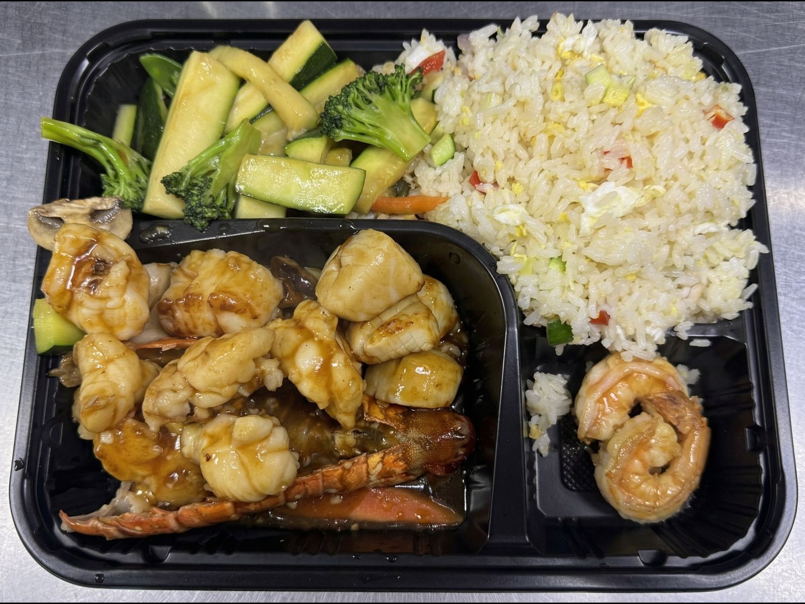 (H) Scallop & Lobster.