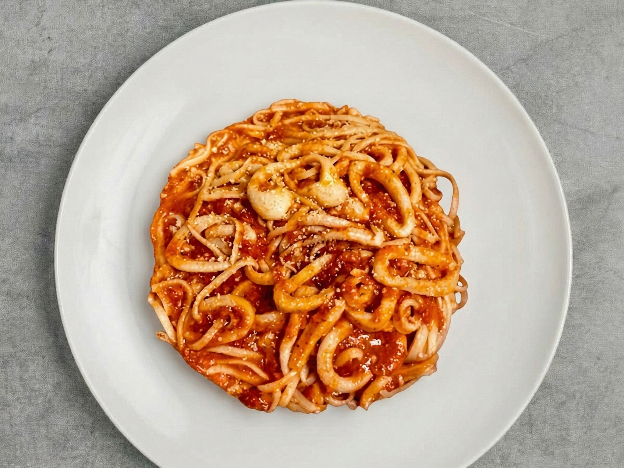 Pasta with Calamari.
