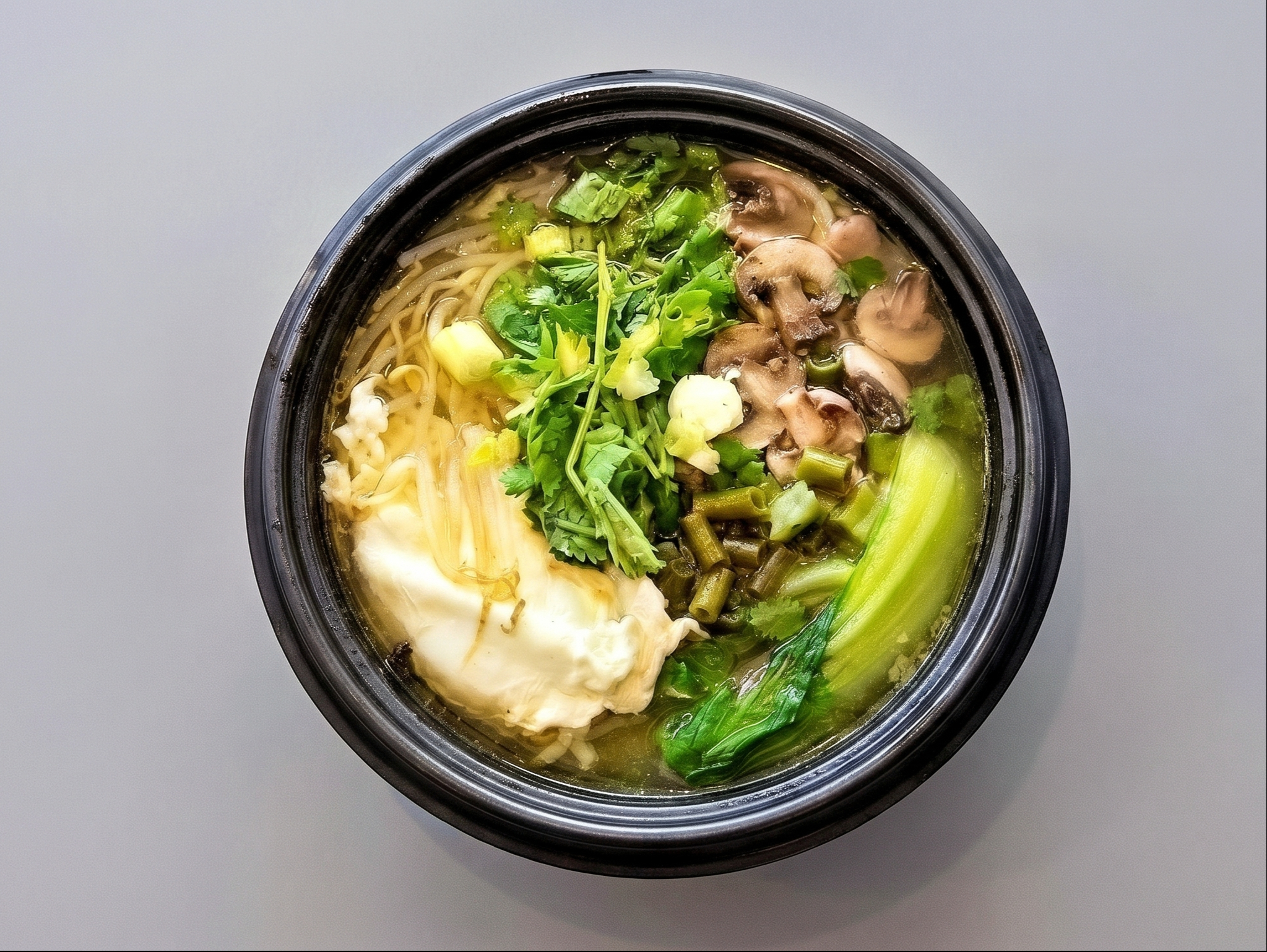 Vegetarian Noodle Soup.