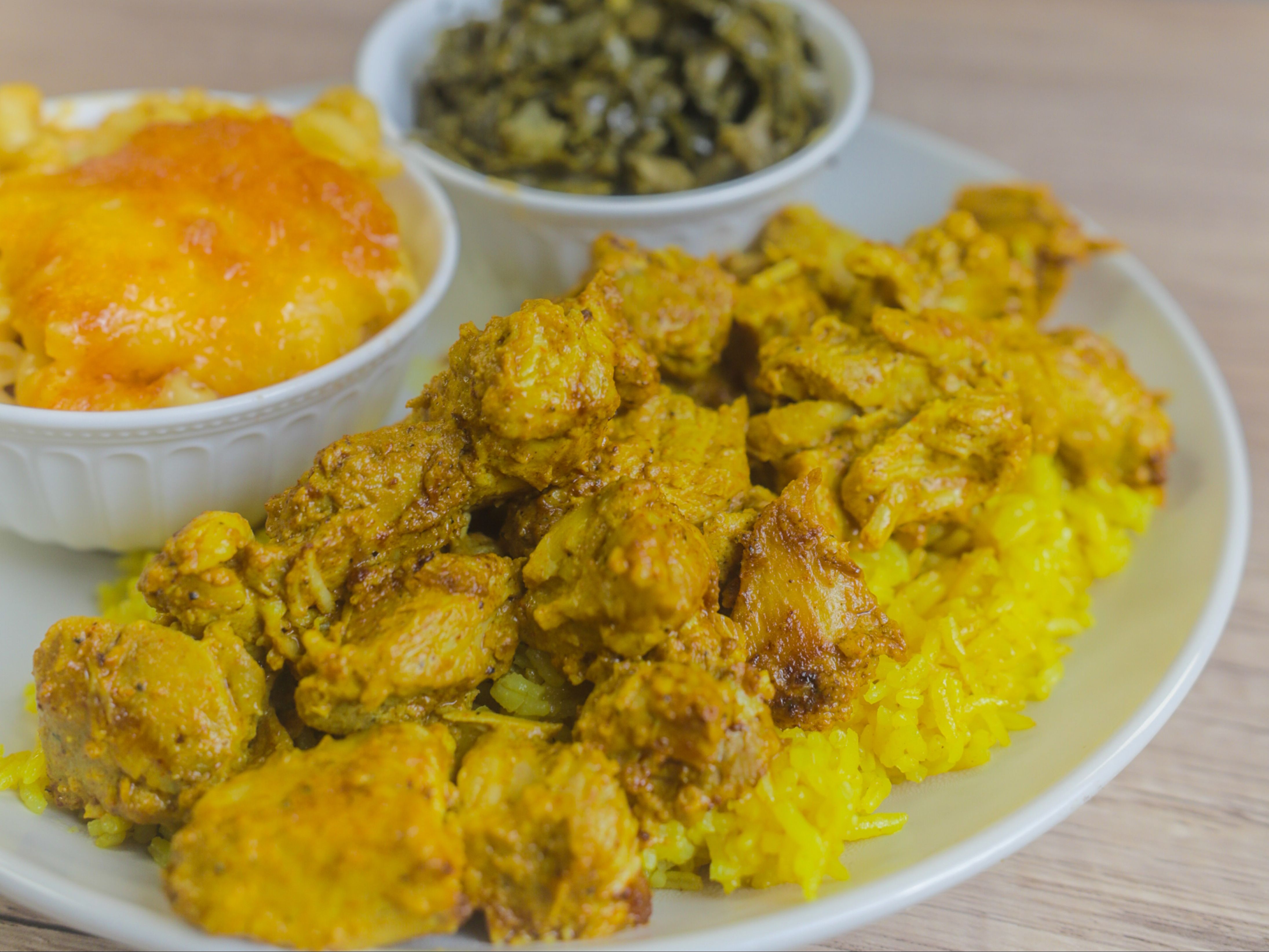 Halal Style Grilled Chicken over Rice - Rice Only.