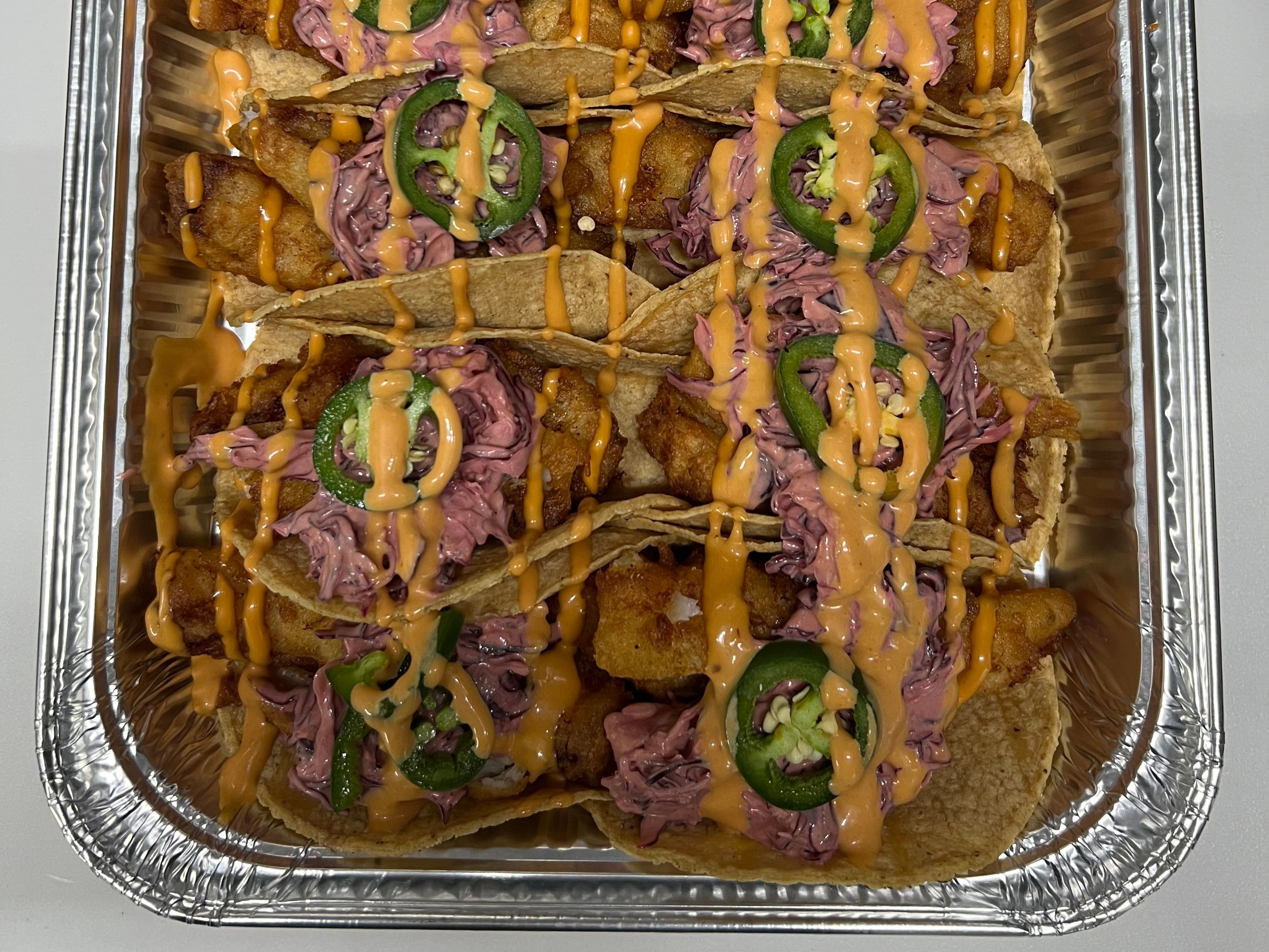 Baja Cod Party Pack 10 Tacos.