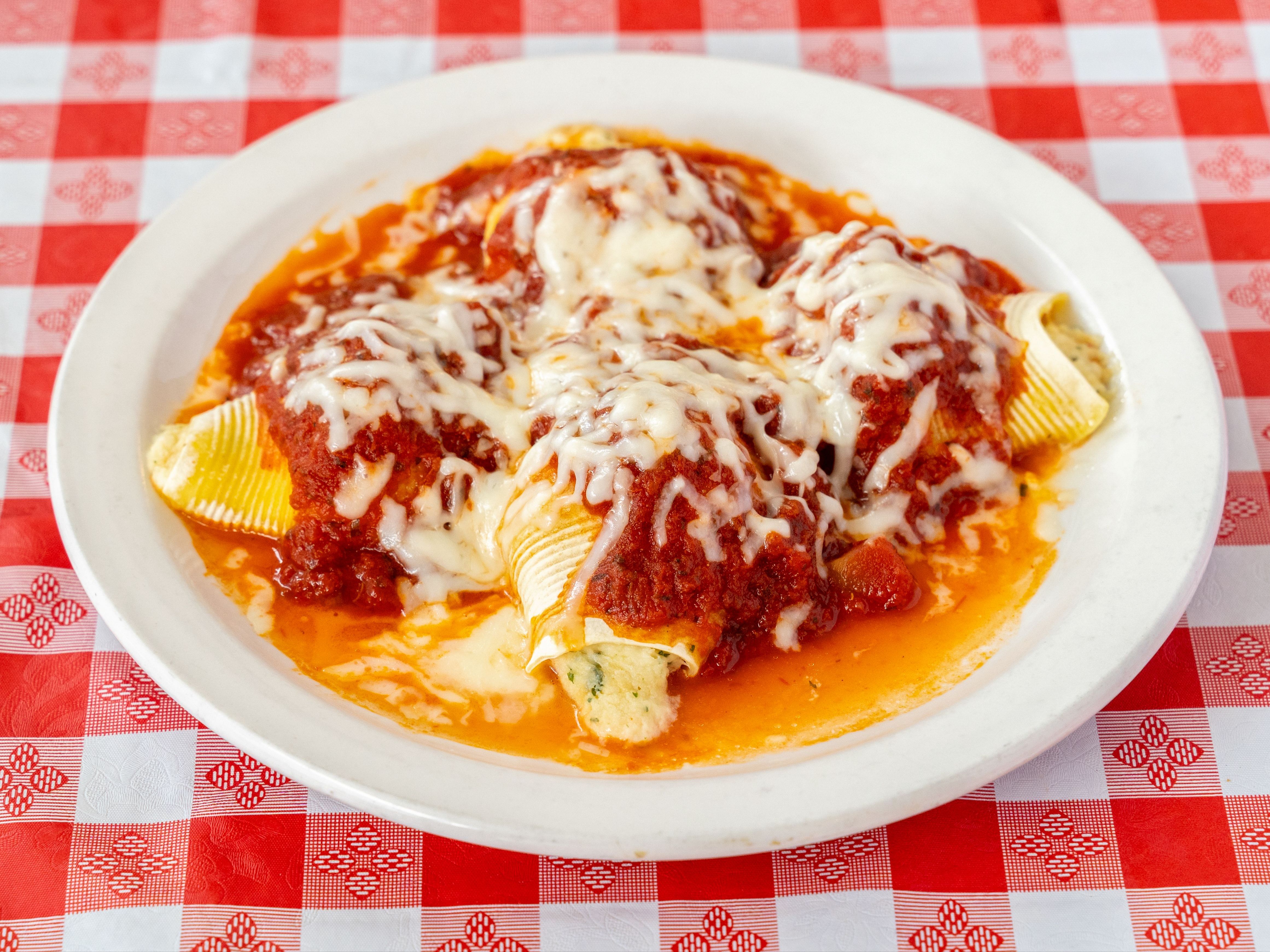 Stuffed Shells - full pan (for 10-12 people).