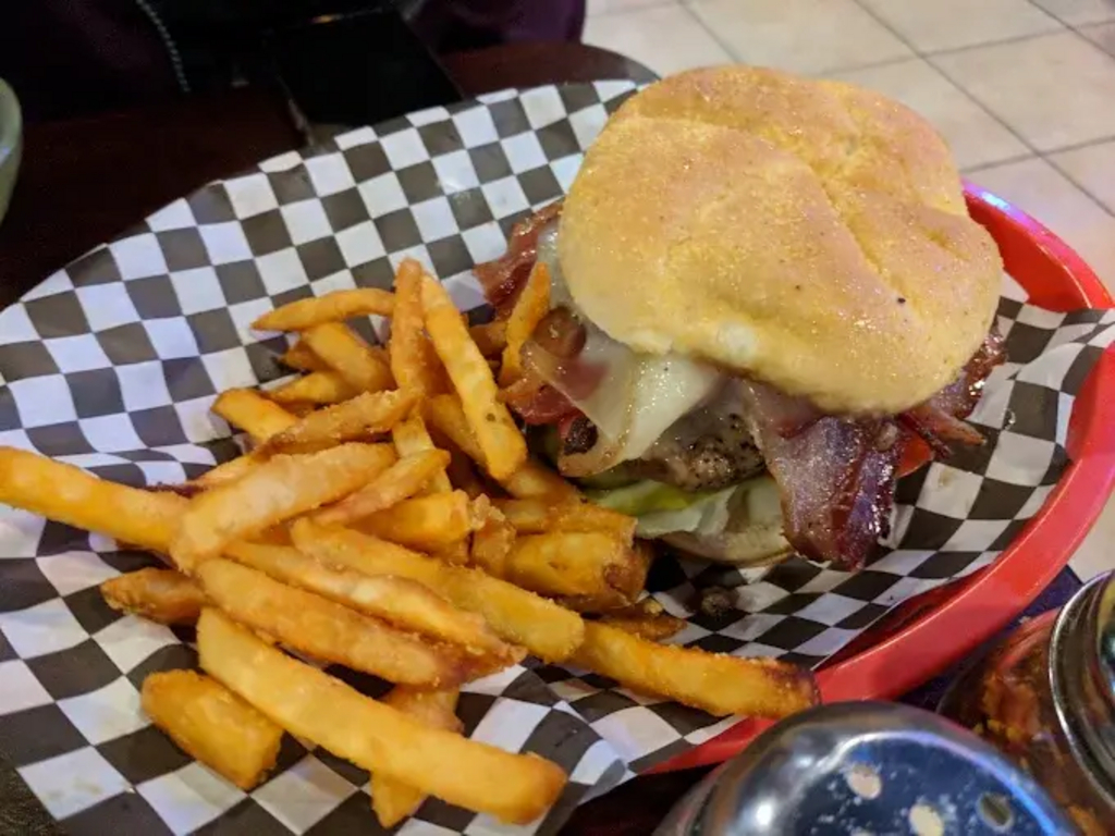 Bacon Cheeseburger w/ Garlic Parm Fries