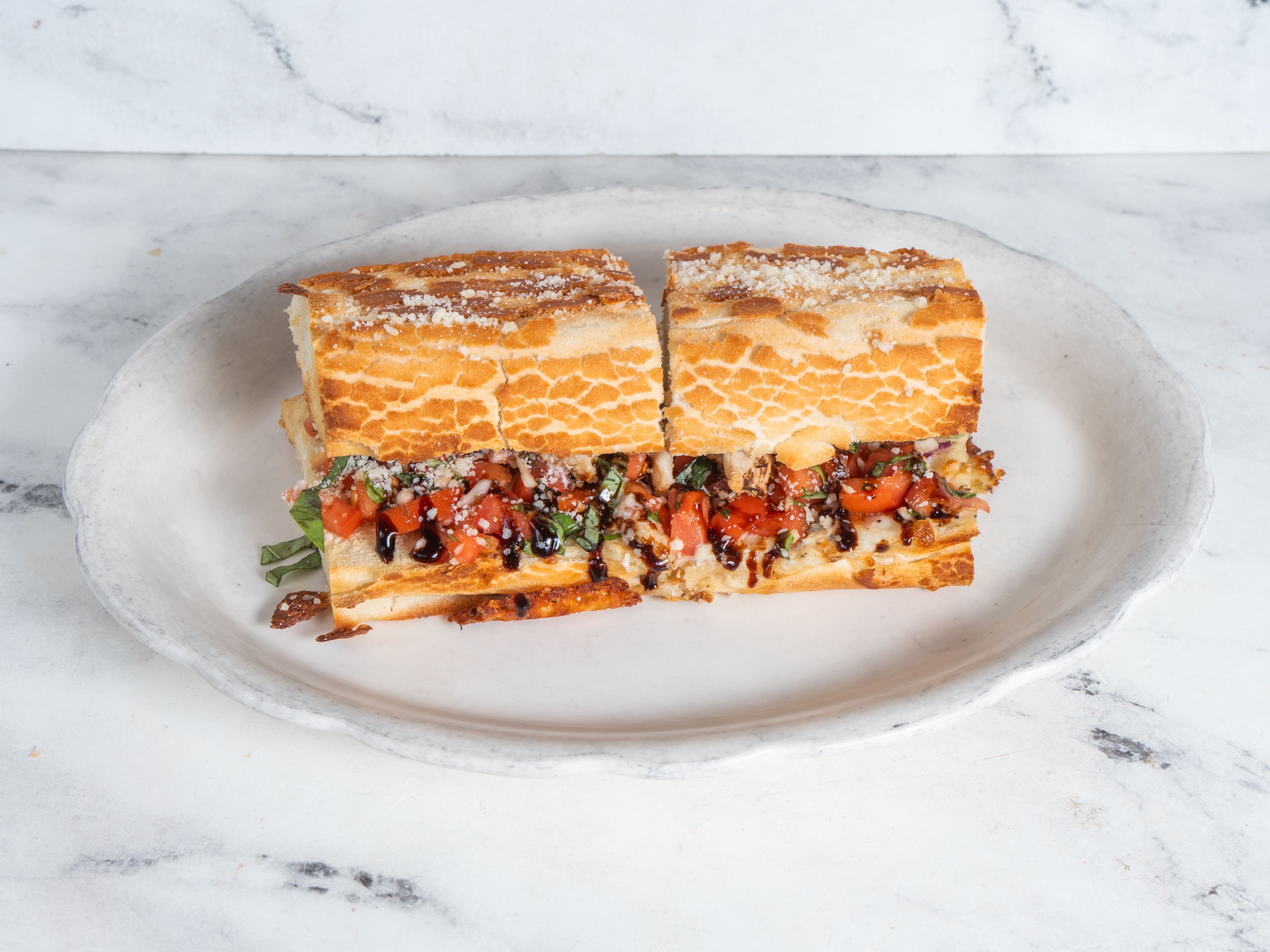 Bruschetta Chicken Sandwich.