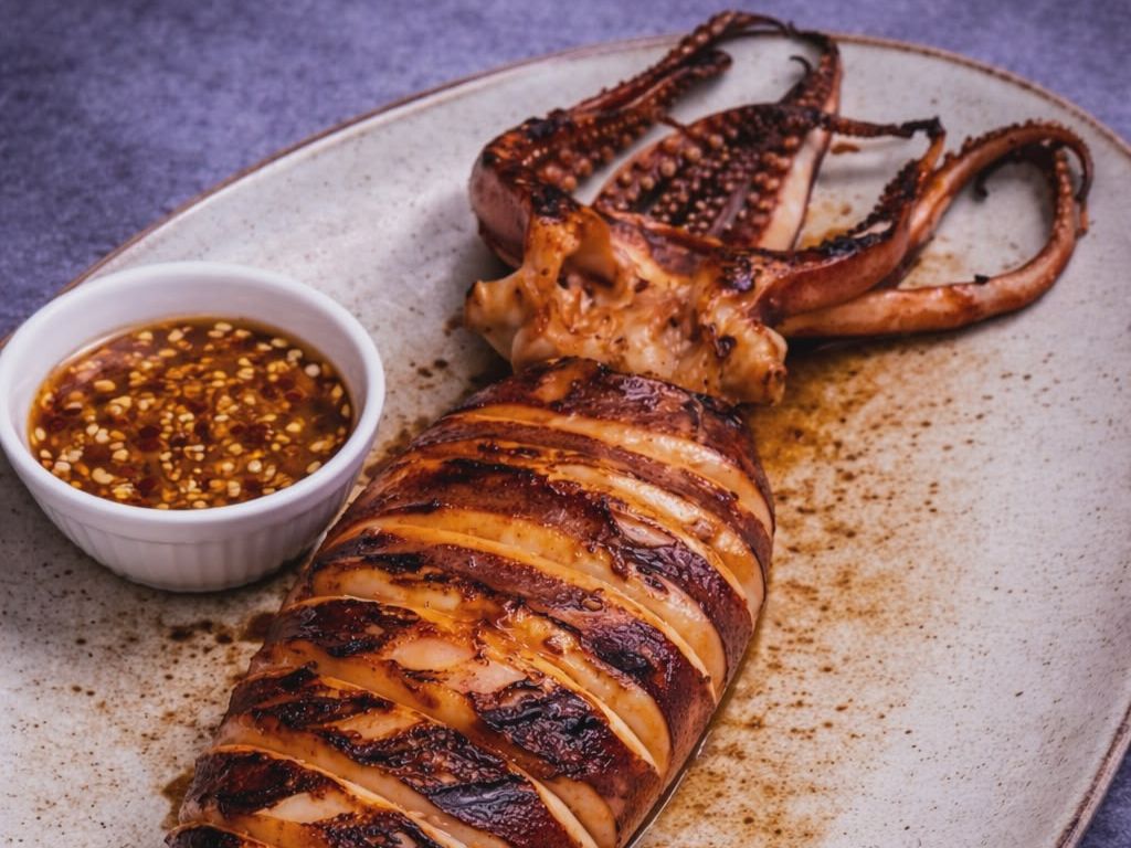 Grilled Squid.