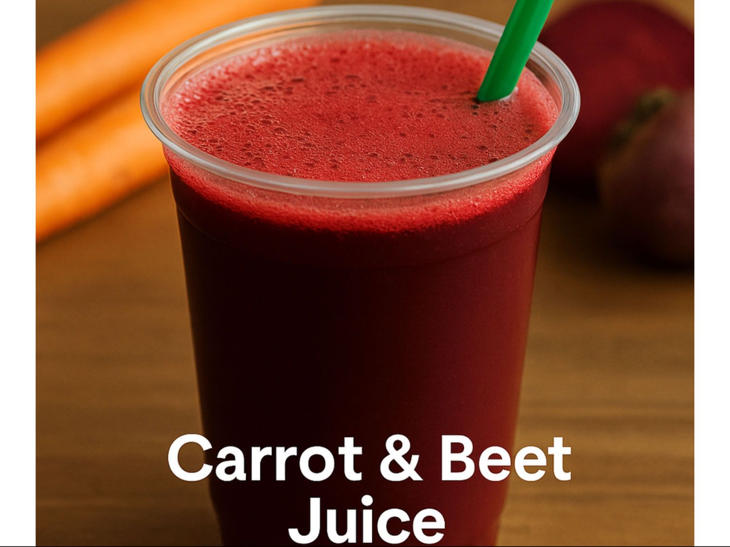 Image-Carrot & Beet Juice 16 Oz. / Jugo de Zanahoria y Remolacha 16 Oz.