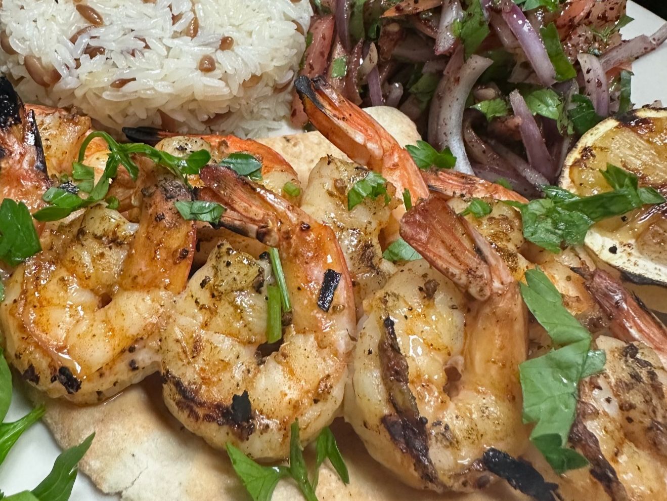 Shrimp Skewer.
