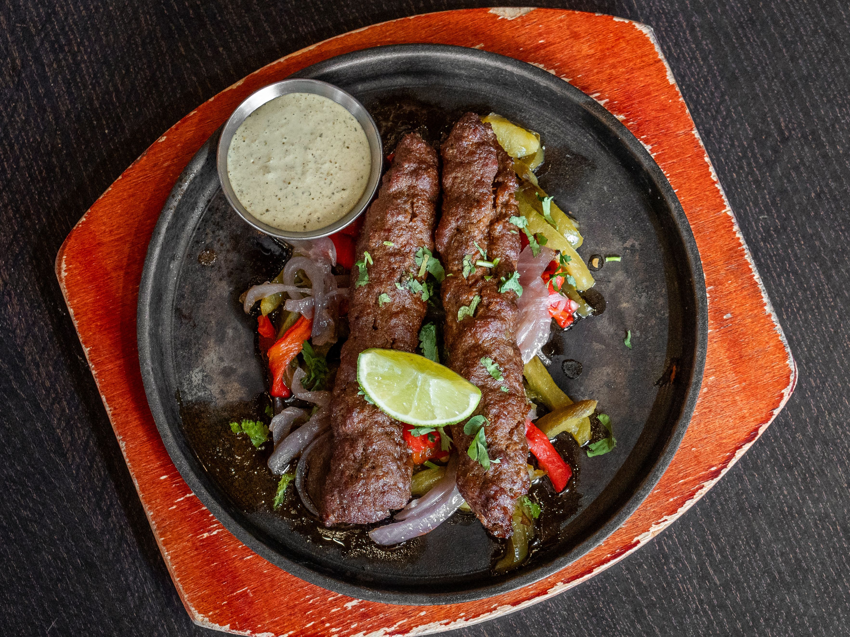 Beef Seekh Kebab.