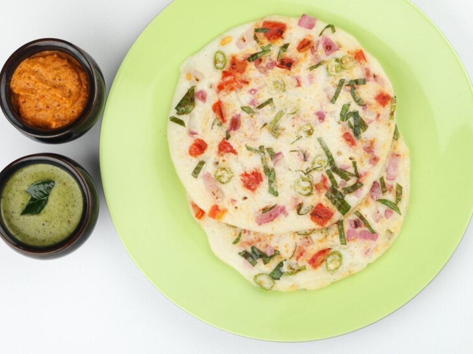 Veg Uthappam (V, GF).
