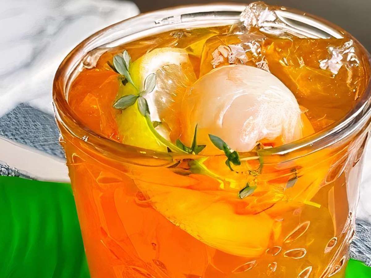 Lychee Iced Tea.
