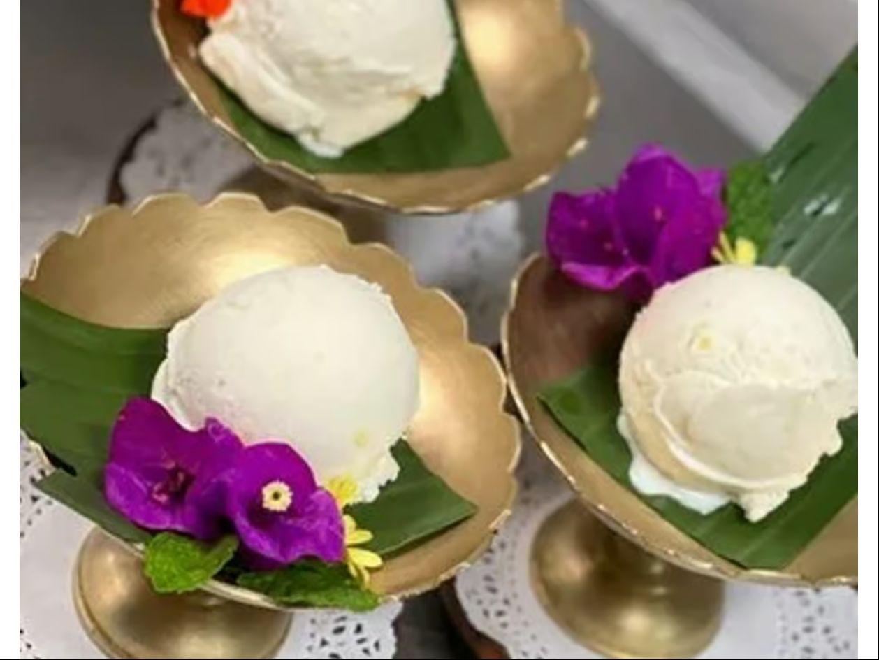 COCONUT - PINEAPPLE ICE CREAM