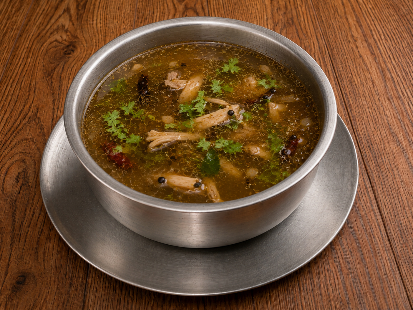 Nattukkoli Rasam.