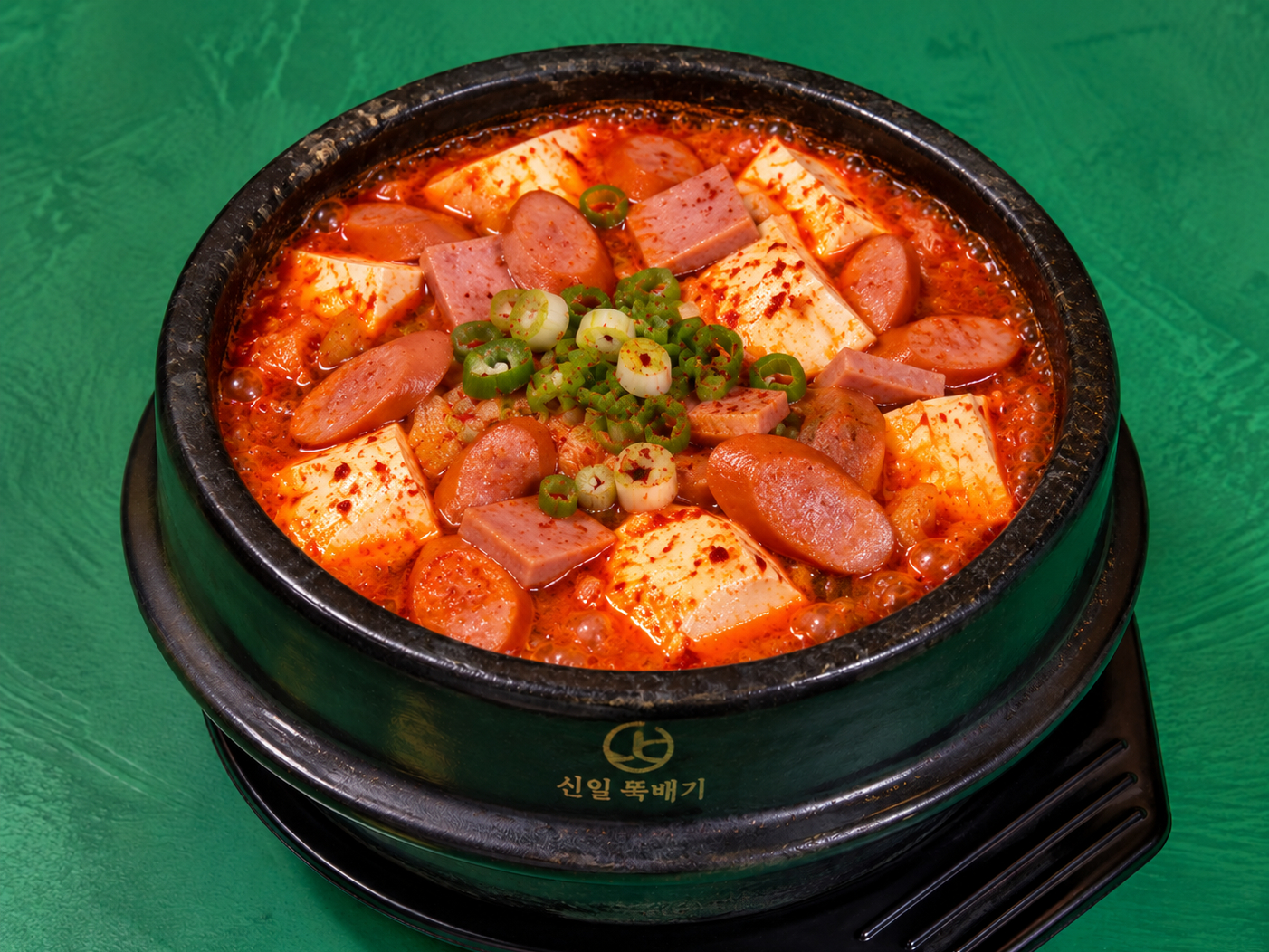 Ham & Sausage Tofu Soup.