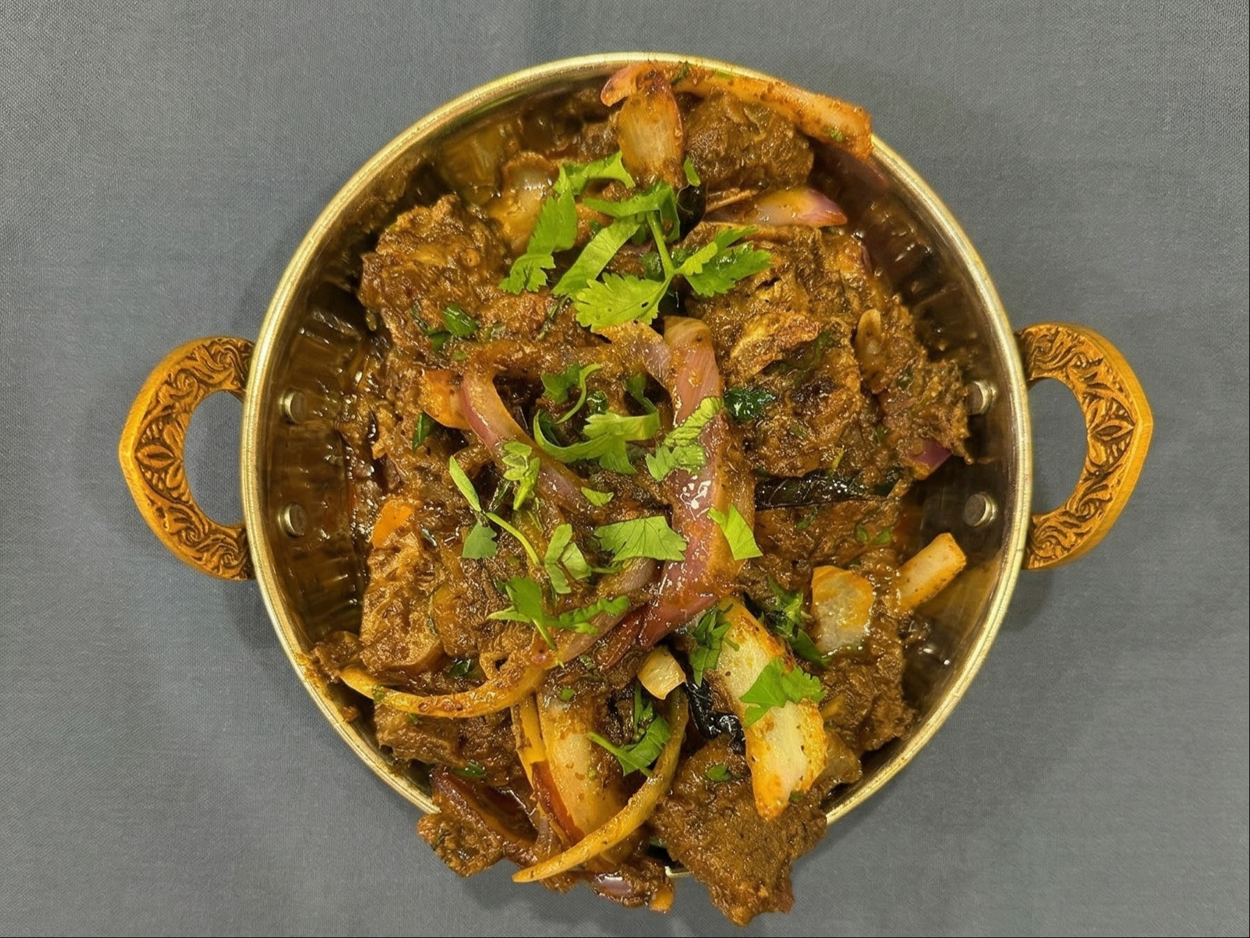 Goat Pepper Fry.