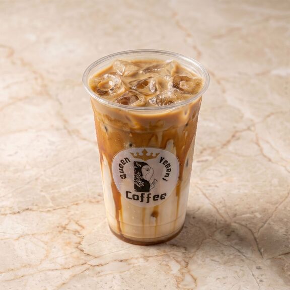 Iced Toffee Nut Brown Sugar Oat Latte