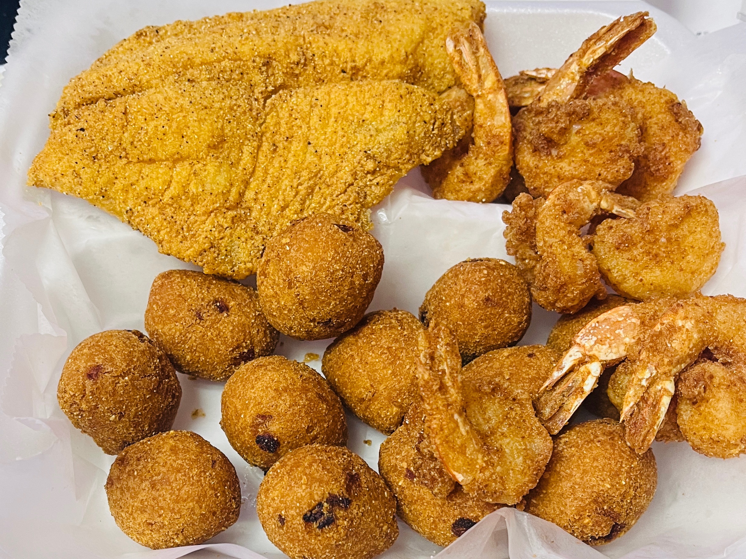 1 Tilapia 10 Shrimp