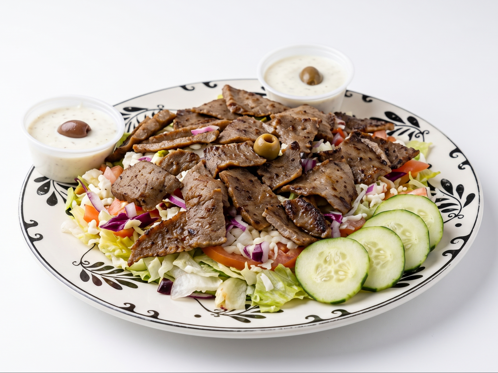 Small Gyro Salad.