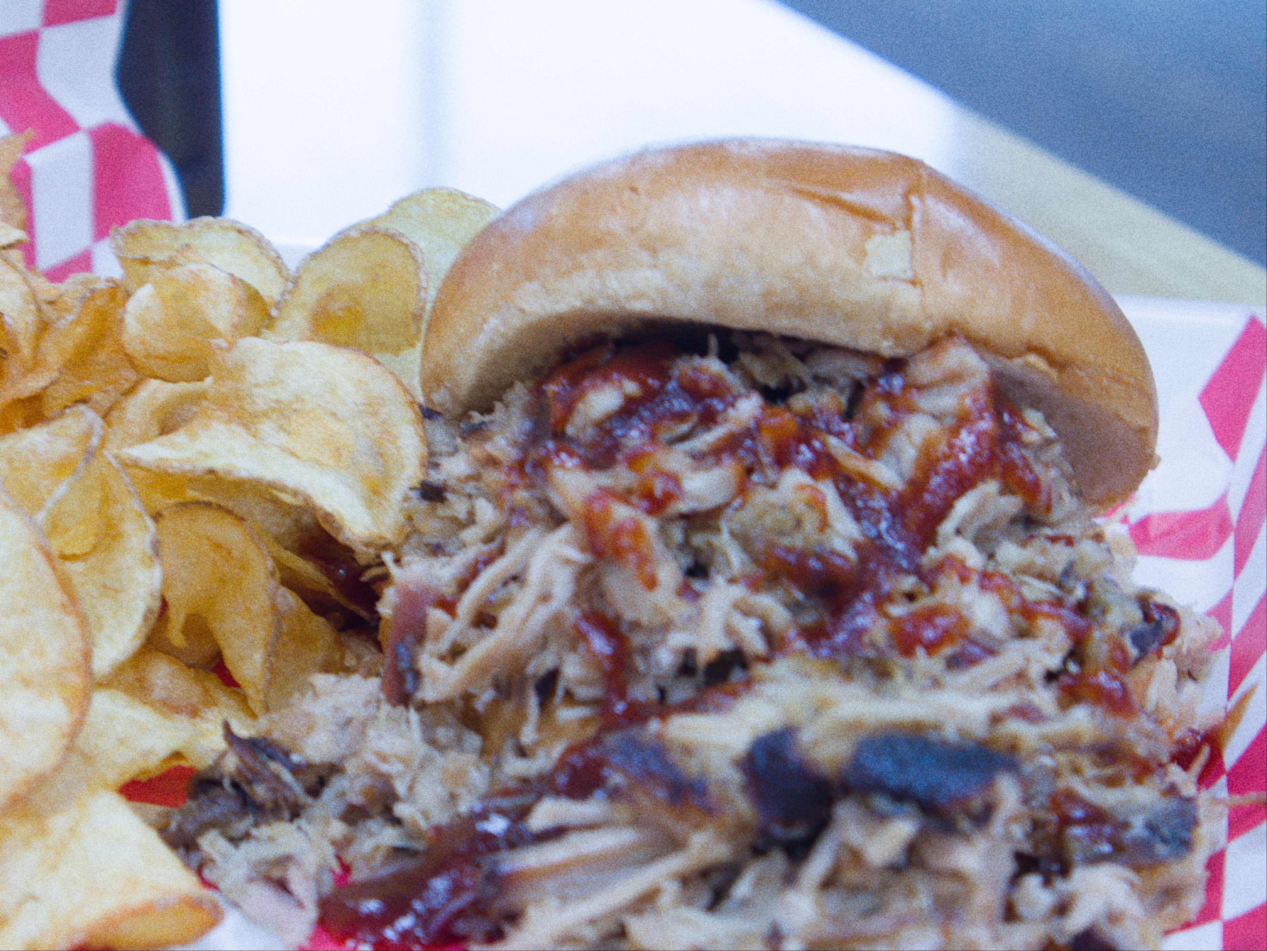 Pulled Pork Sandwich - Sandwich de Puerco.