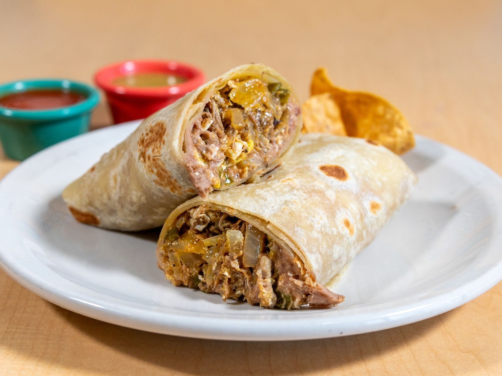 Machaca Burrito.