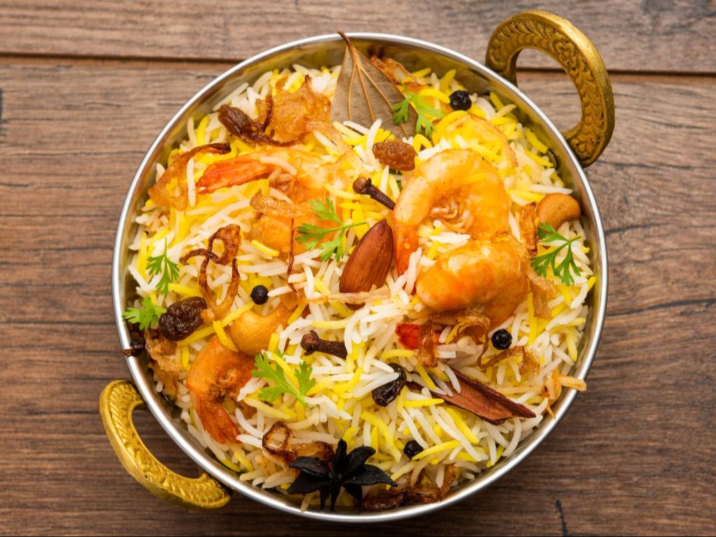 91. Shrimp Biryani