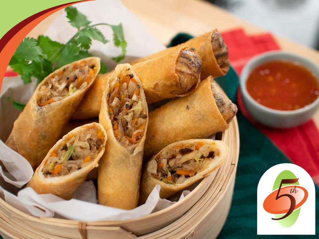 Vegetable Spring Rolls.