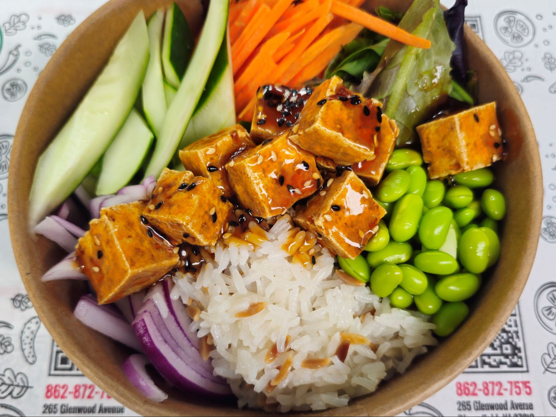 Crispy Tofu Bowl.