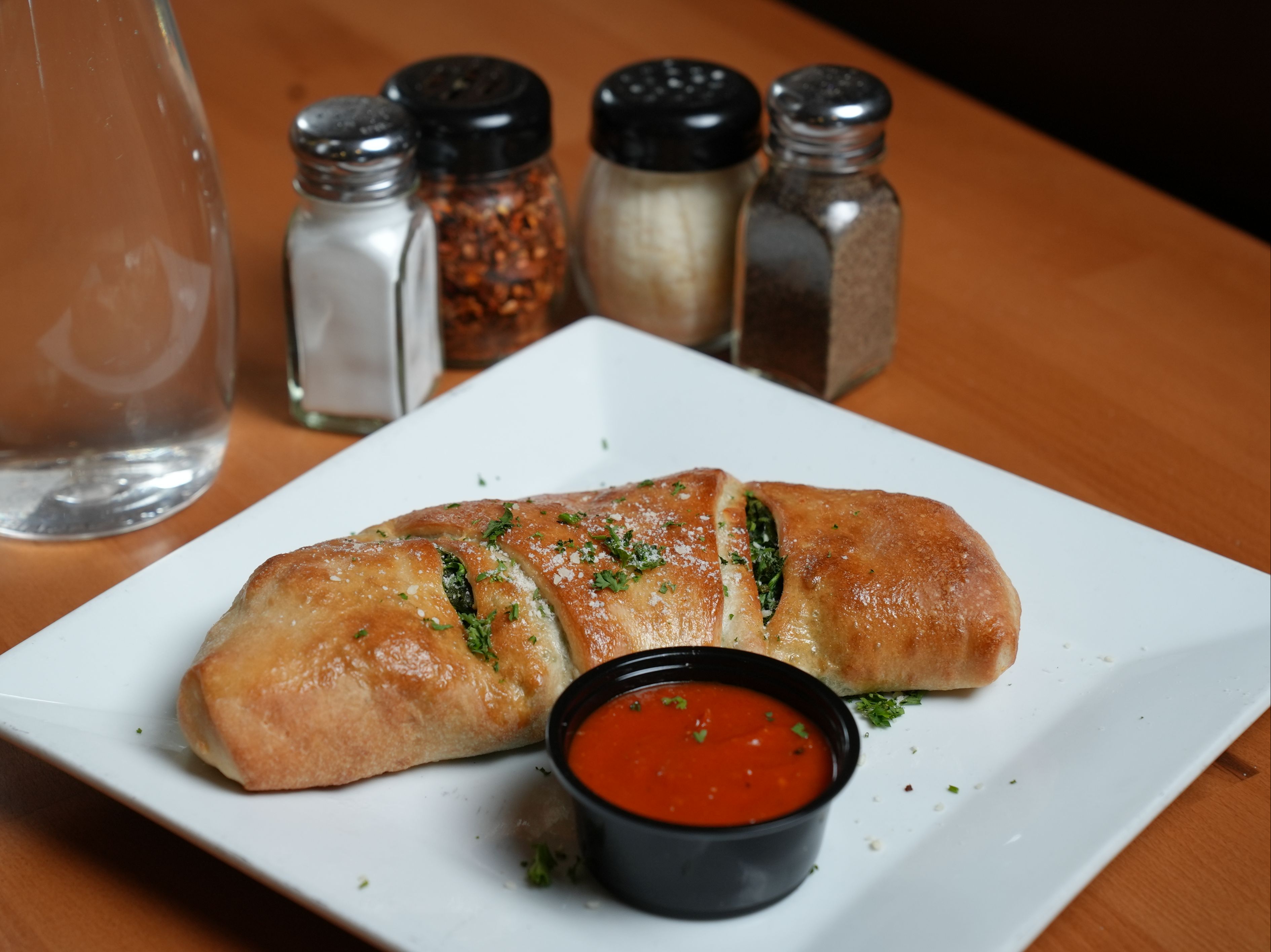 Spinach Roll Lunch