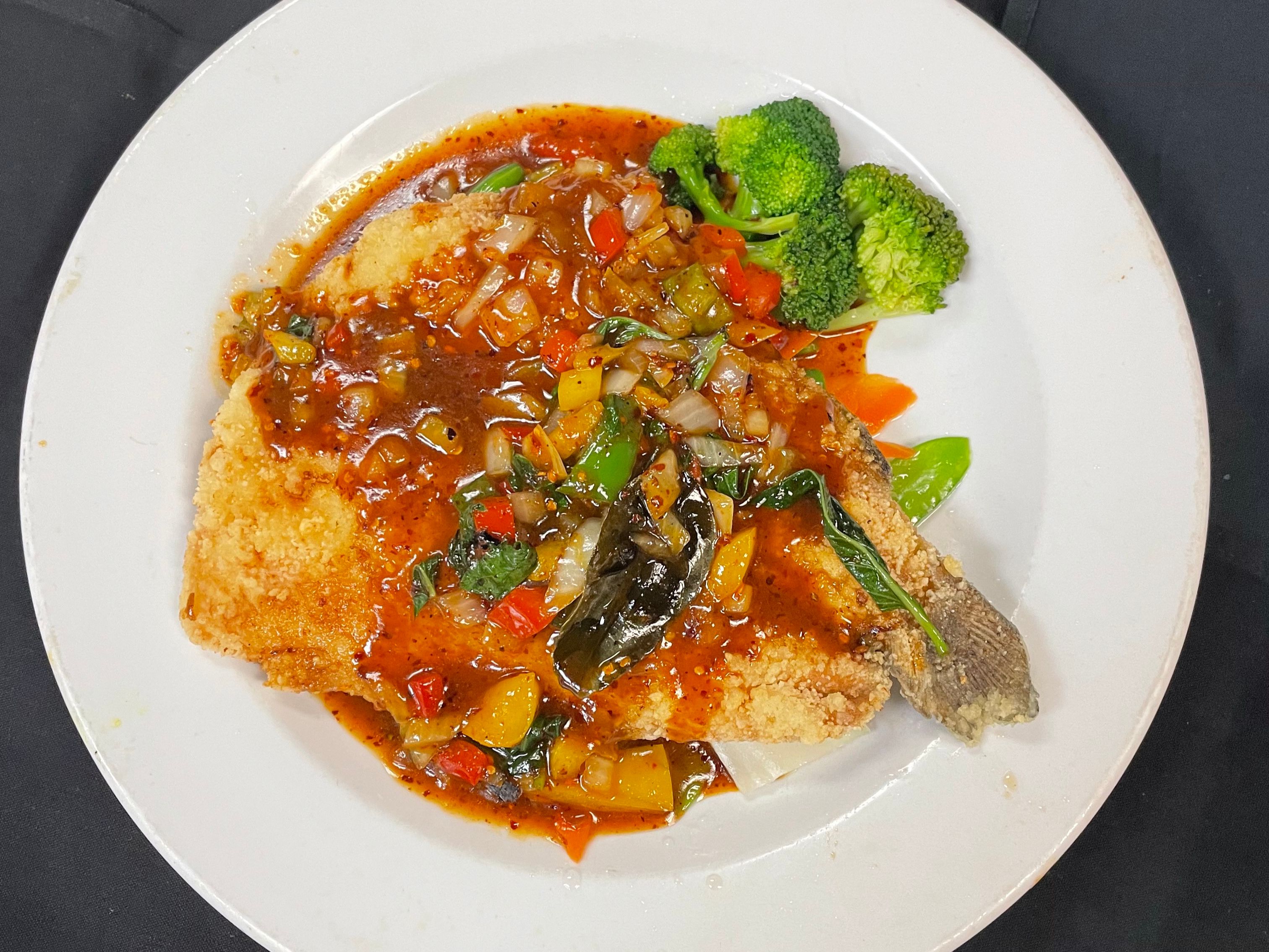 Chili Rainbow Trout.