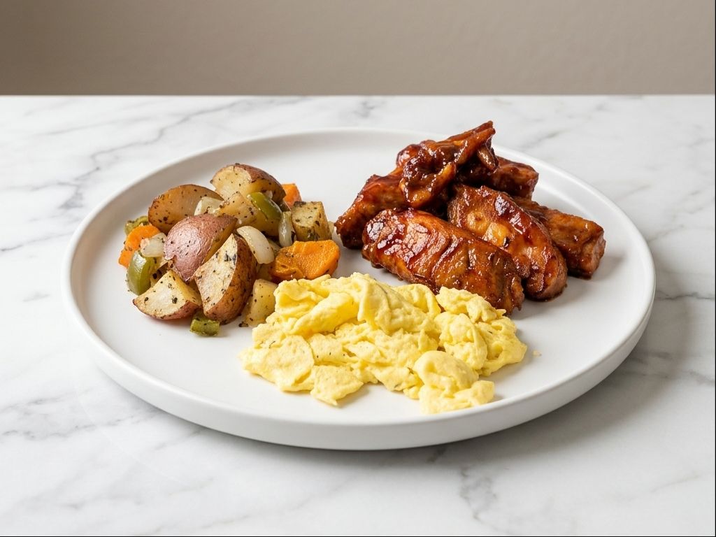 Rib Tips & Eggs.