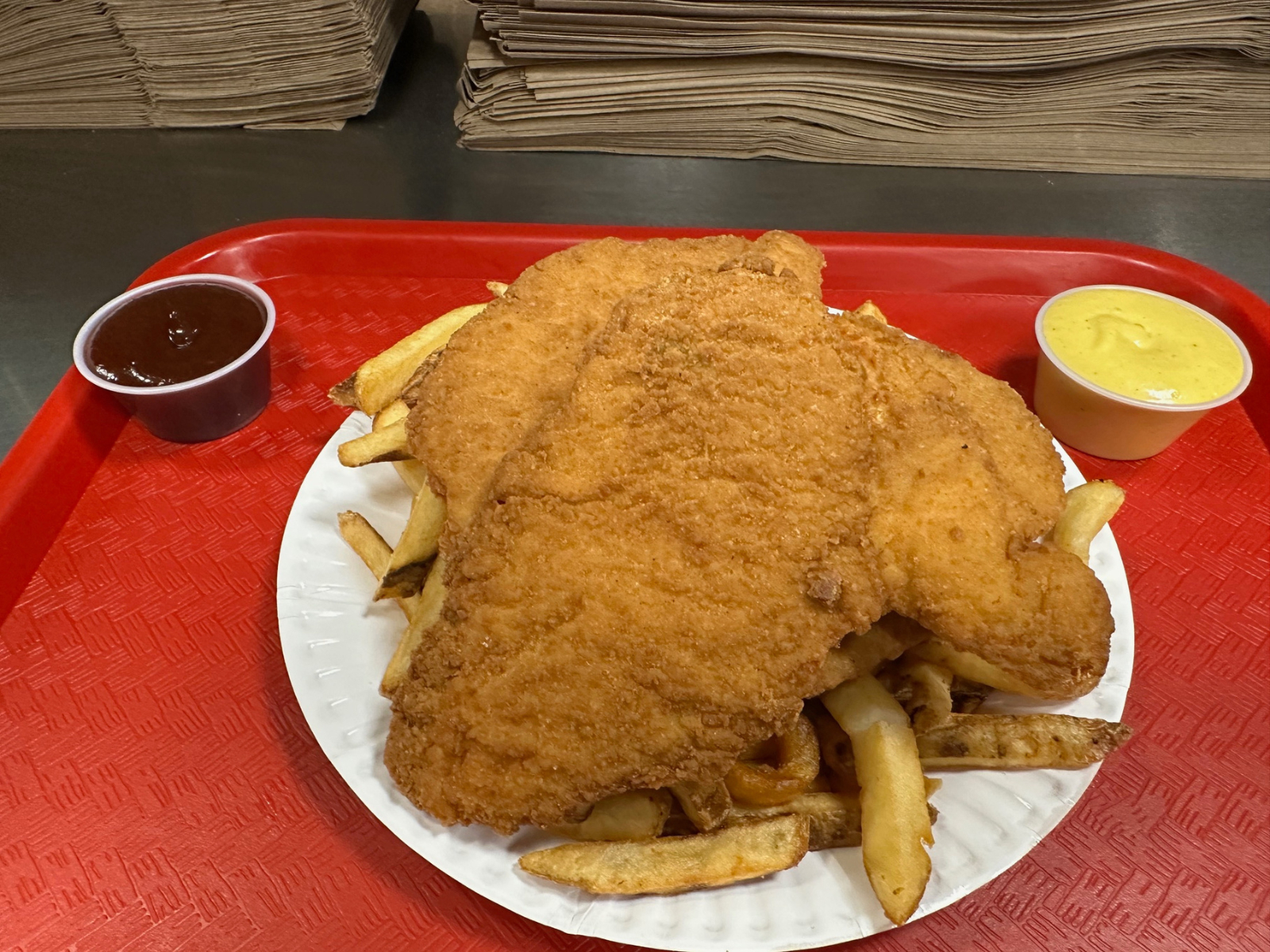 4pc. Chicken Tender Platter.