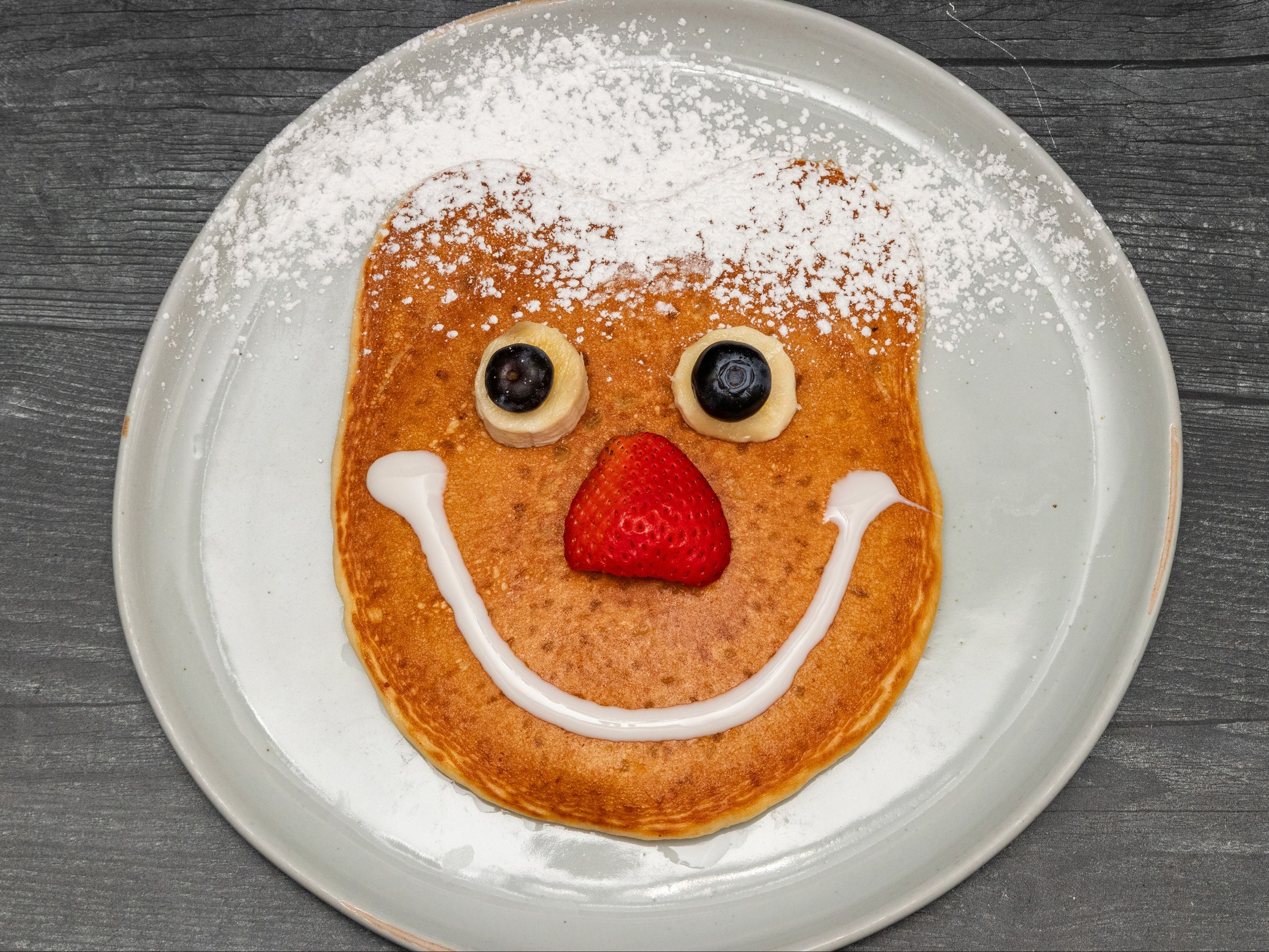 Smiley Face Pancake.