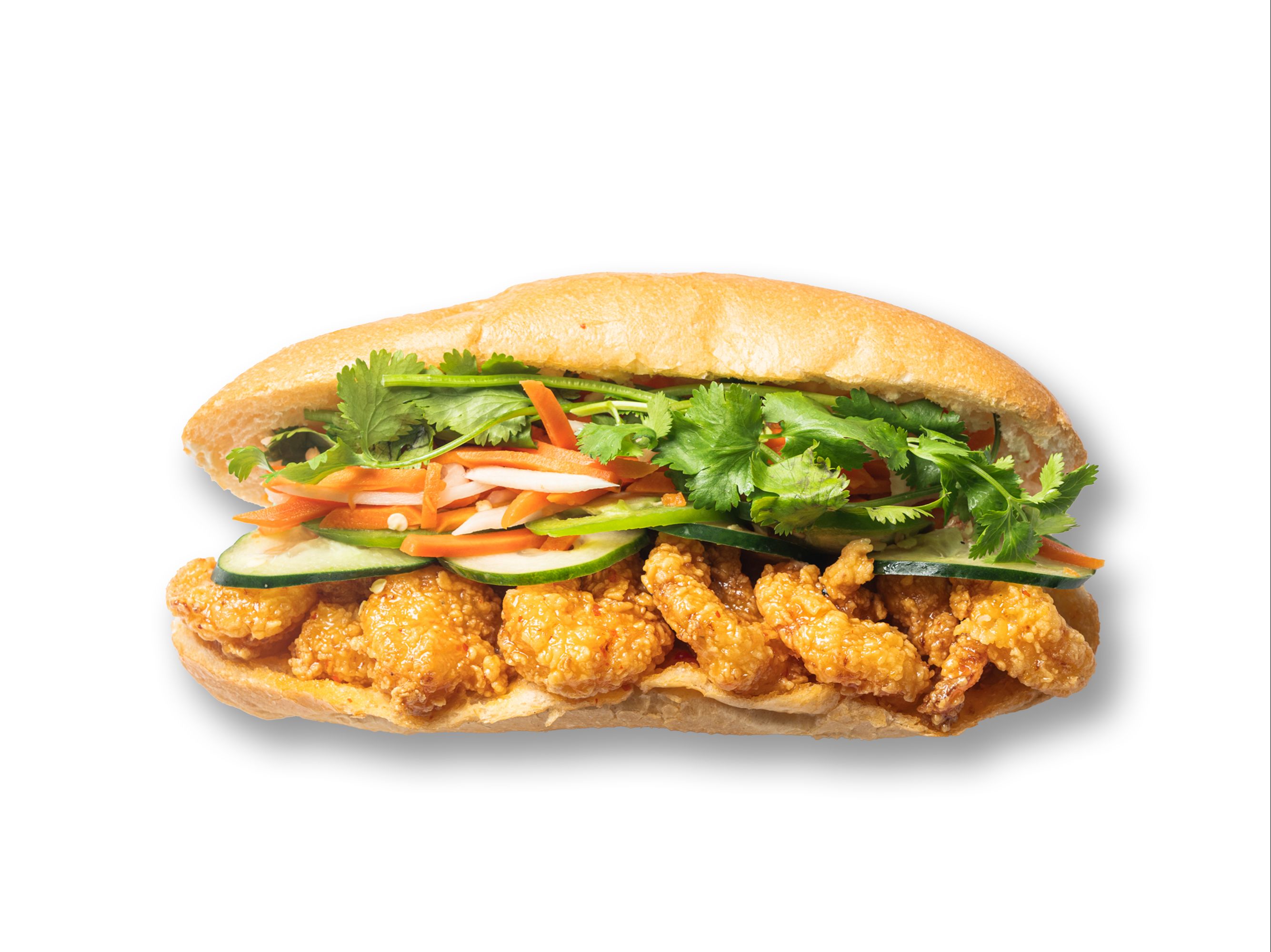 Bang Bang Shrimp Banh Mi.