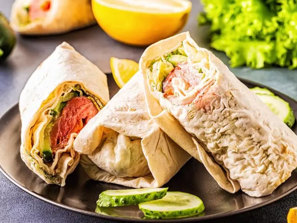 Salmon Wraps.