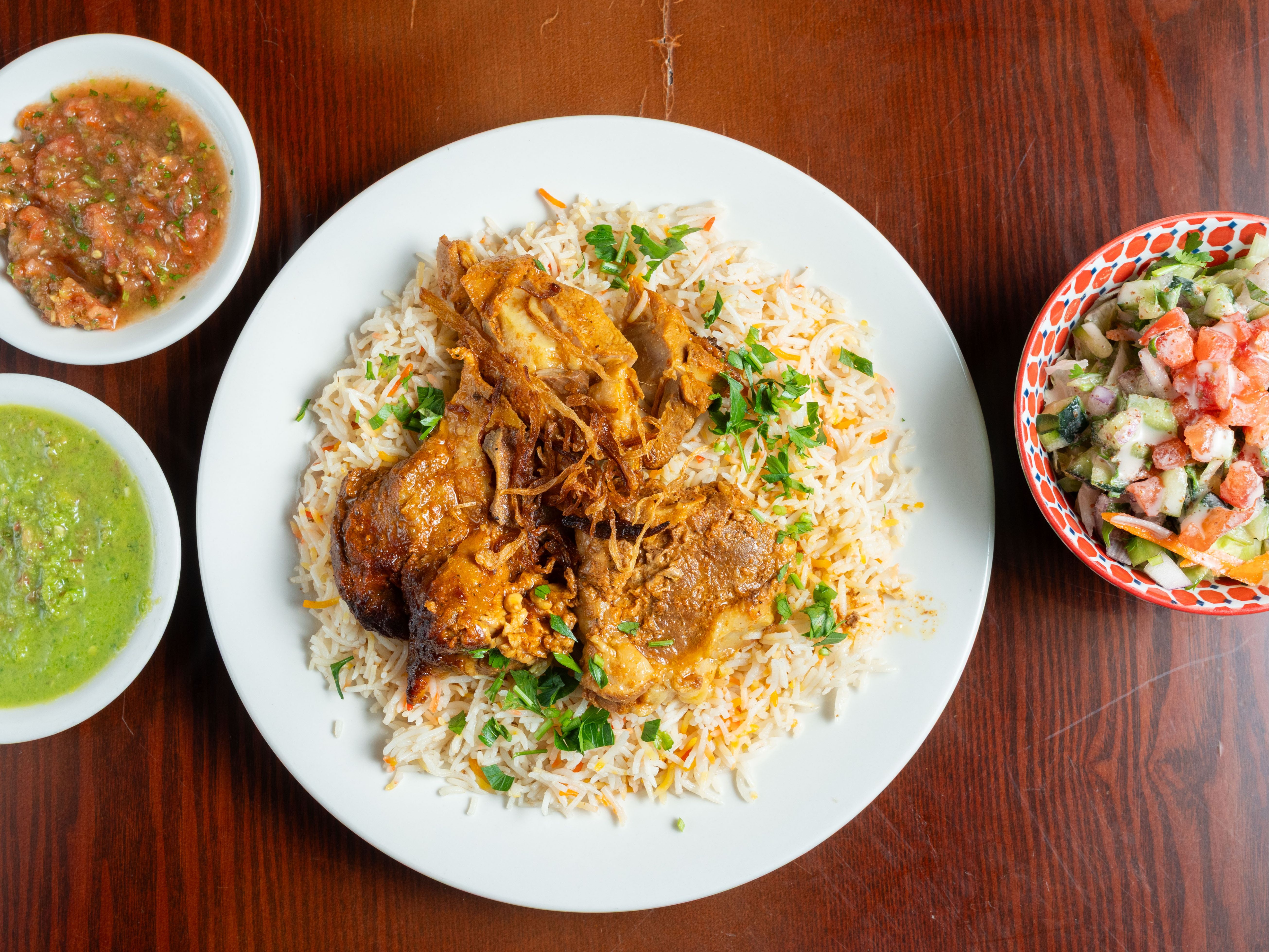 Mathlootha Lamb Mandi مثلوثه لحم مندي.