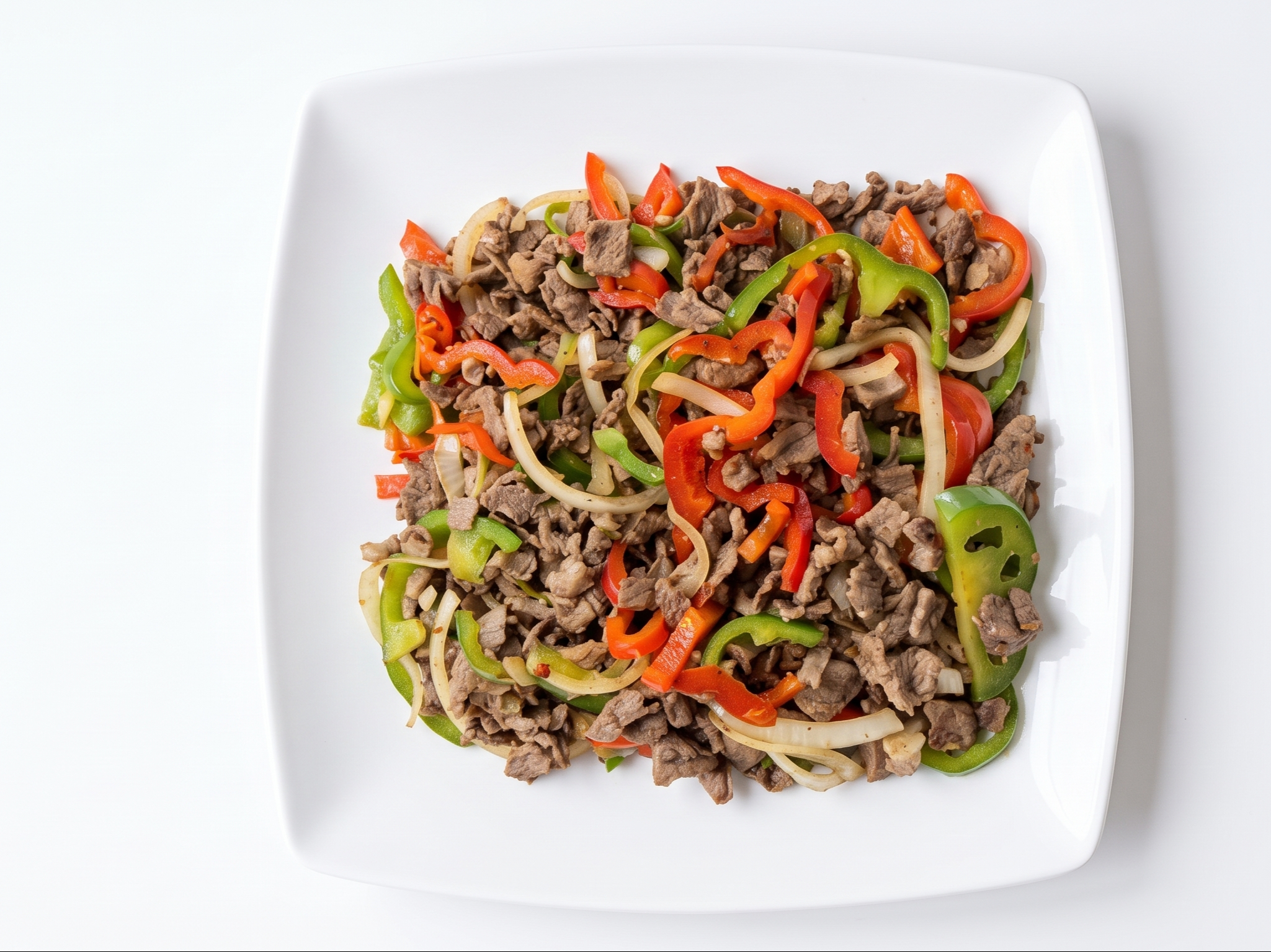 Steak Fajitas Tray.