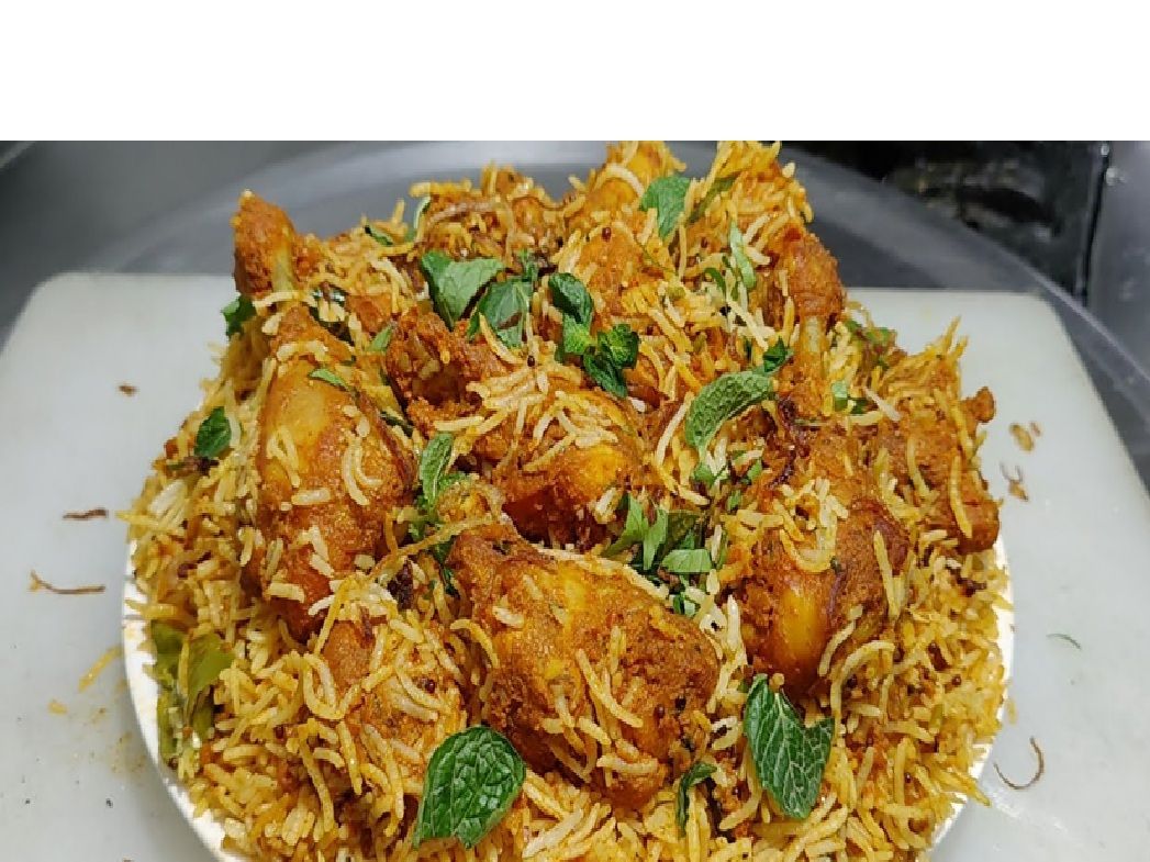 Chicken 65 Biryani - Half Tray
