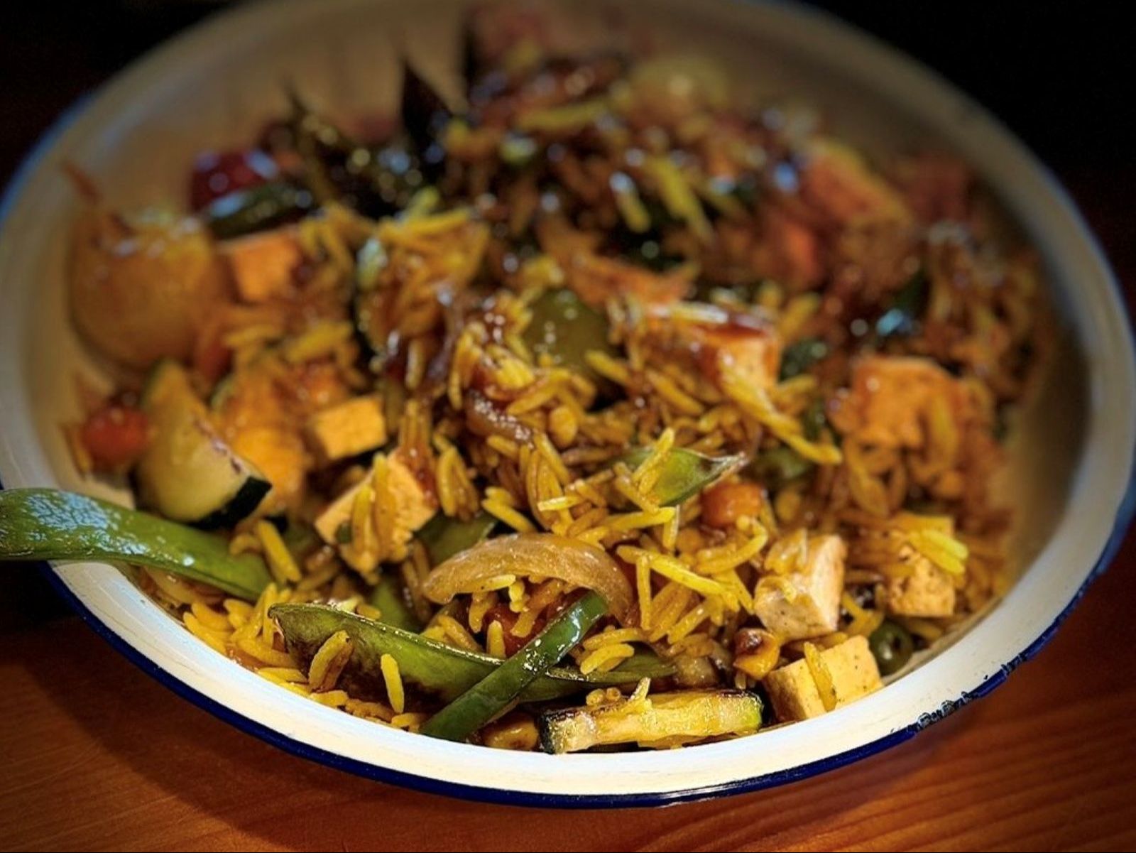 Vietnamese Fried Rice w/Chicken.