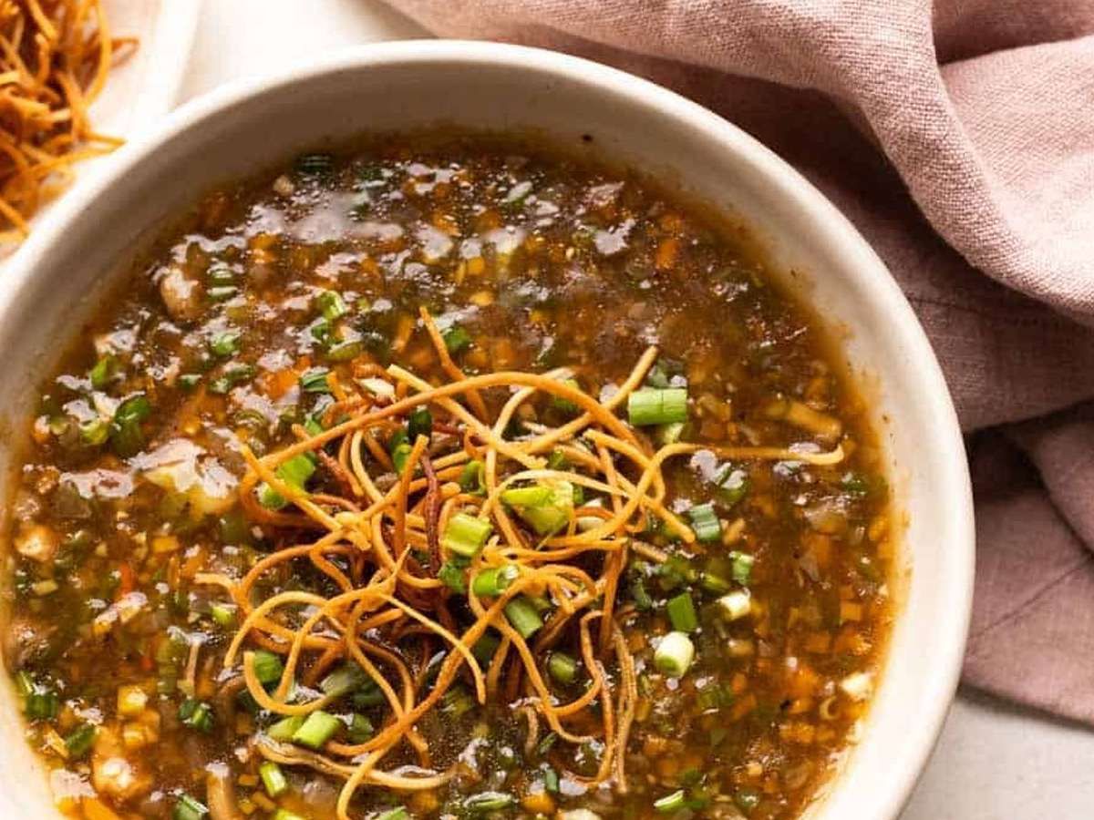 Chicken Manchow Soup.