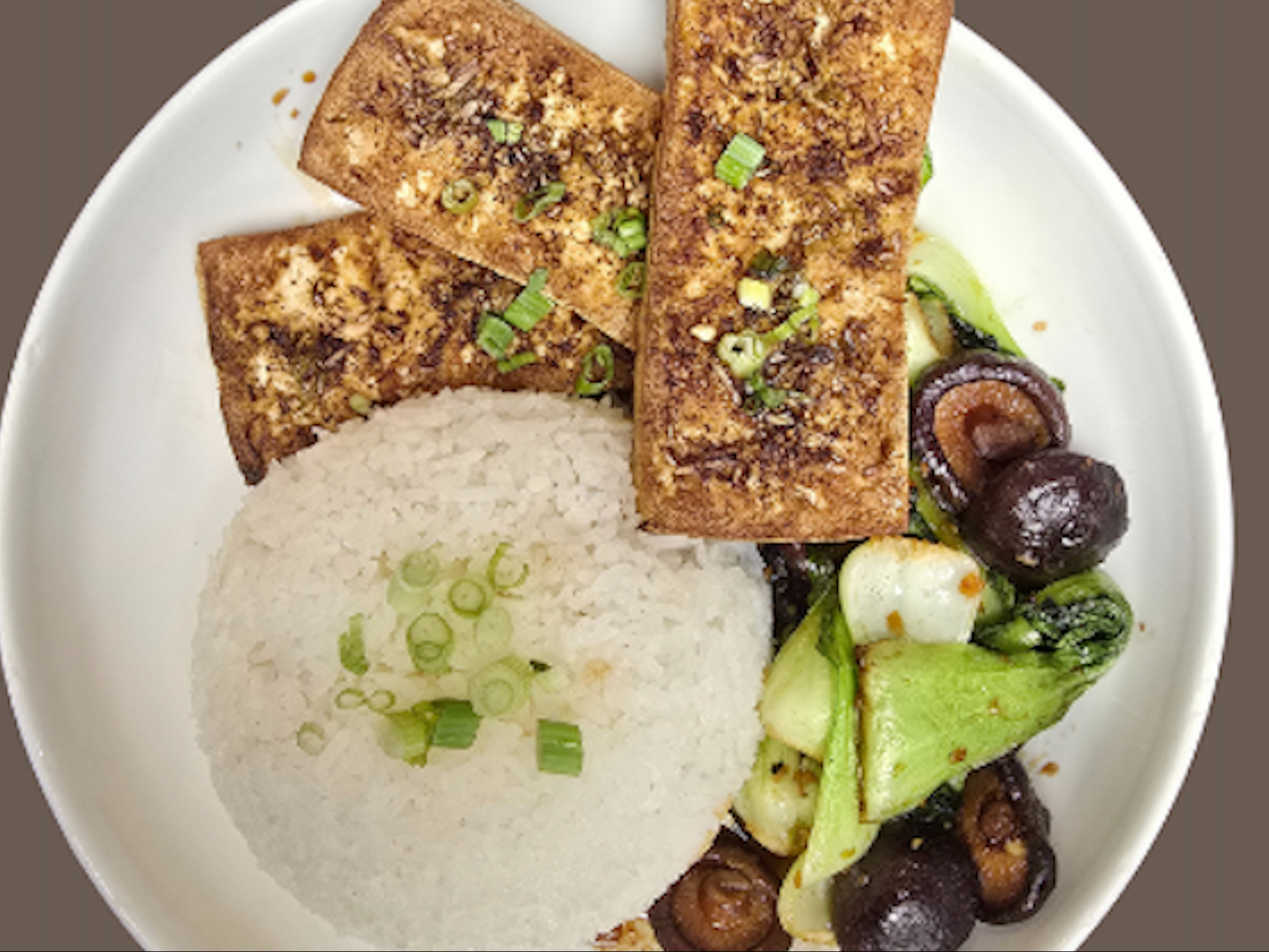 Pan Seared Tofu.