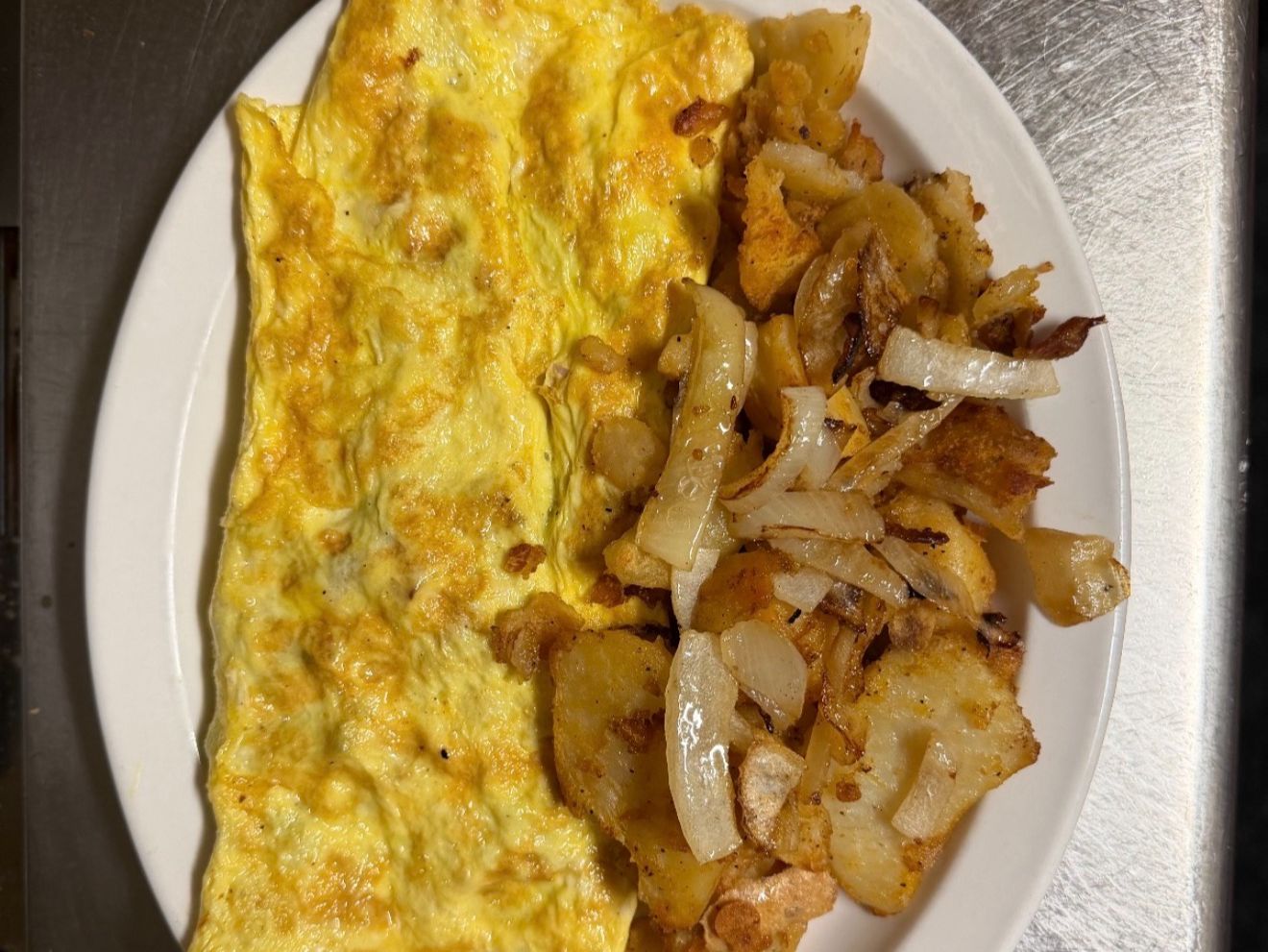 Veggies & Cheese Omelette.