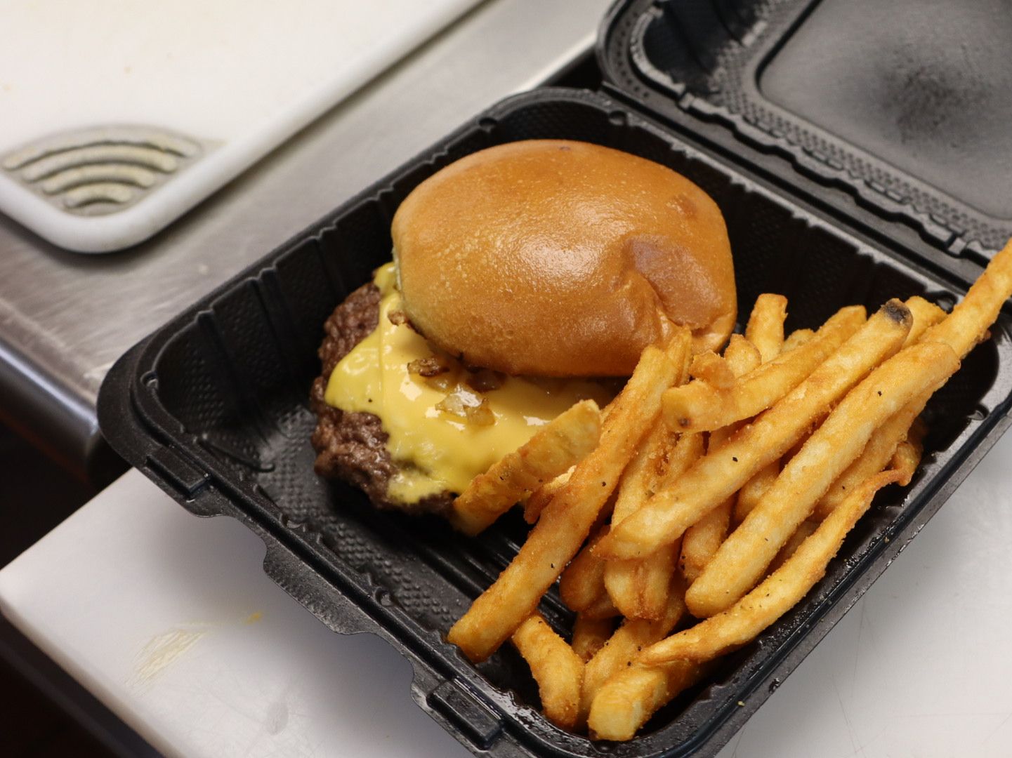 Single Smash burger